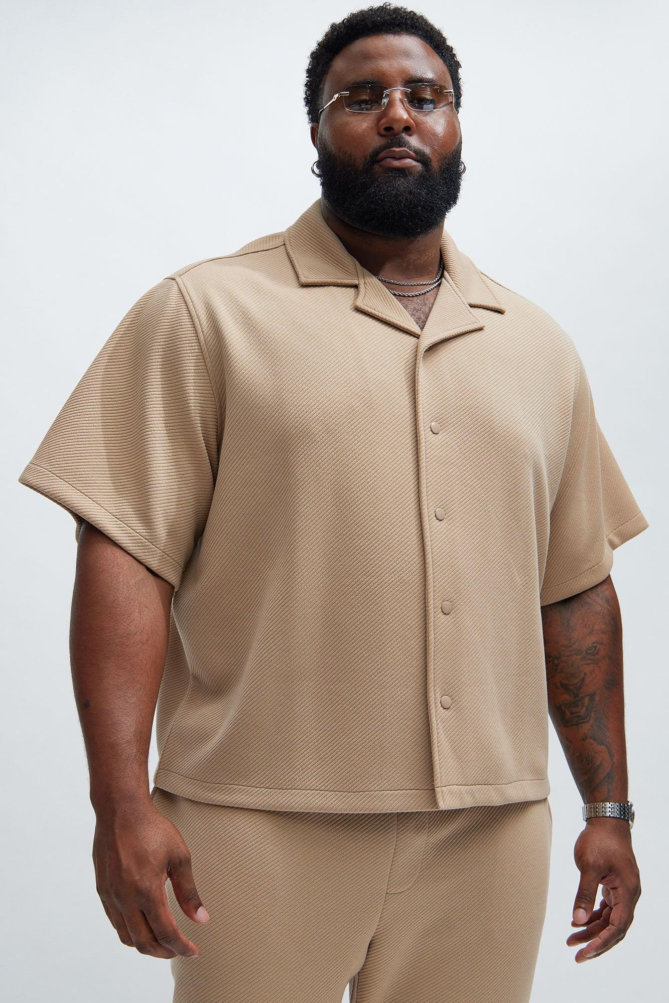 Kina Textured Shirt - Tan Product Image