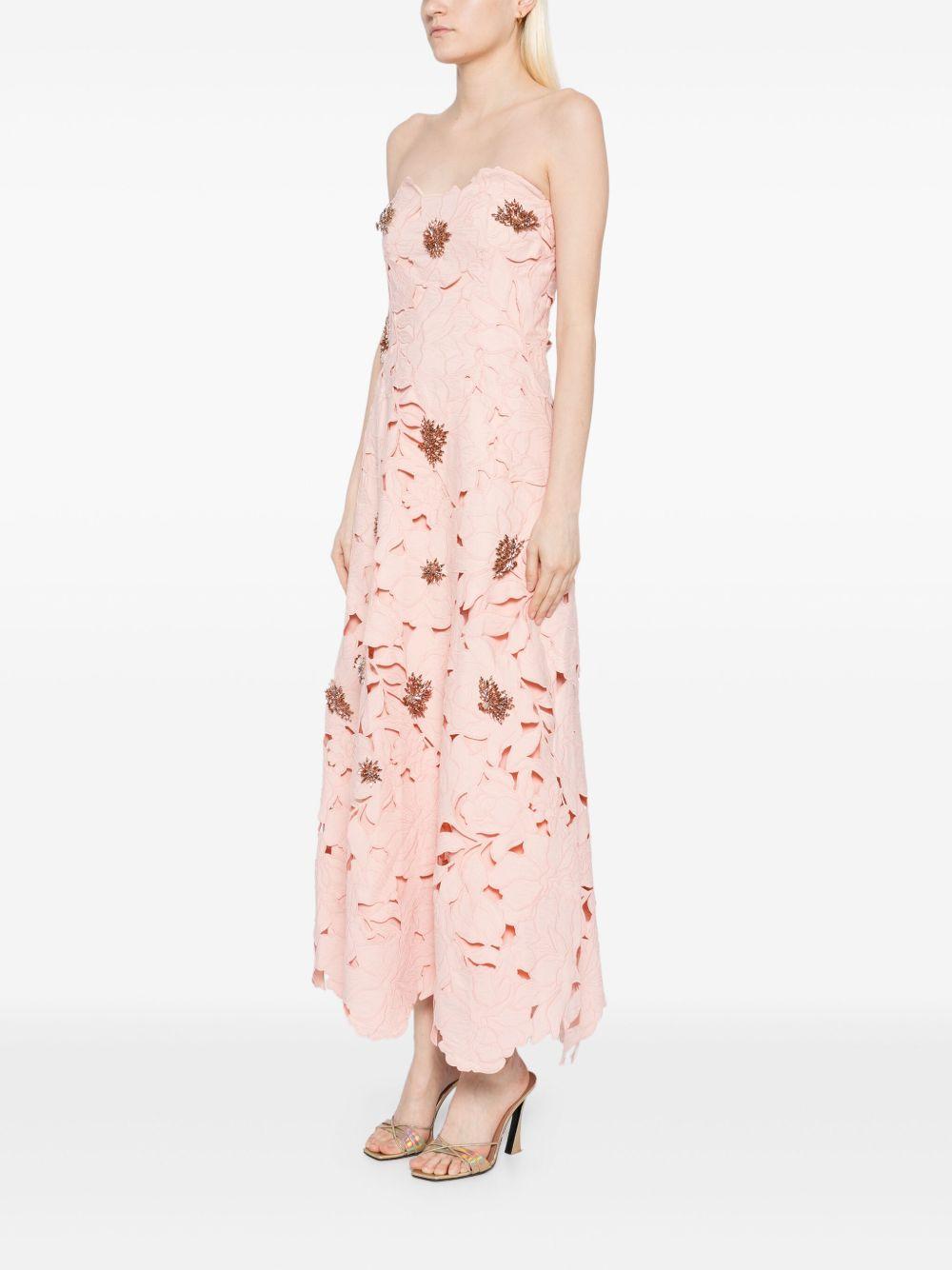 floral-cut lace dress Product Image