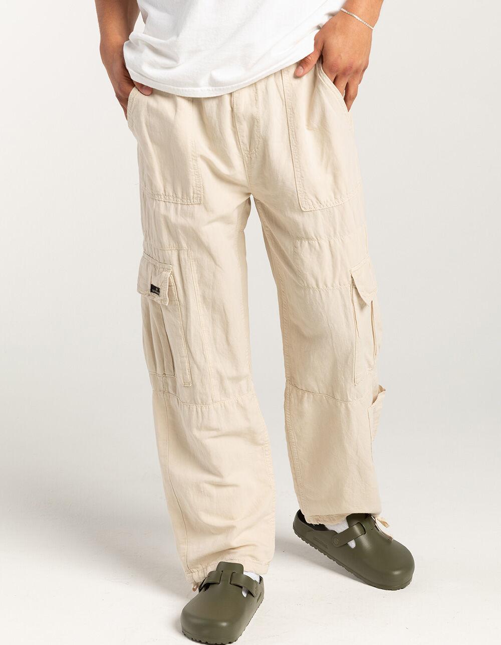 BDG Urban Outfitters Mens Utility Cargo Pants - ECRU Product Image