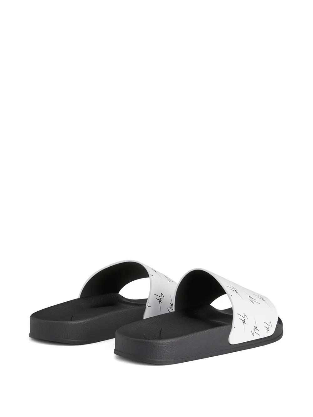 Brett all-over logo slides Product Image