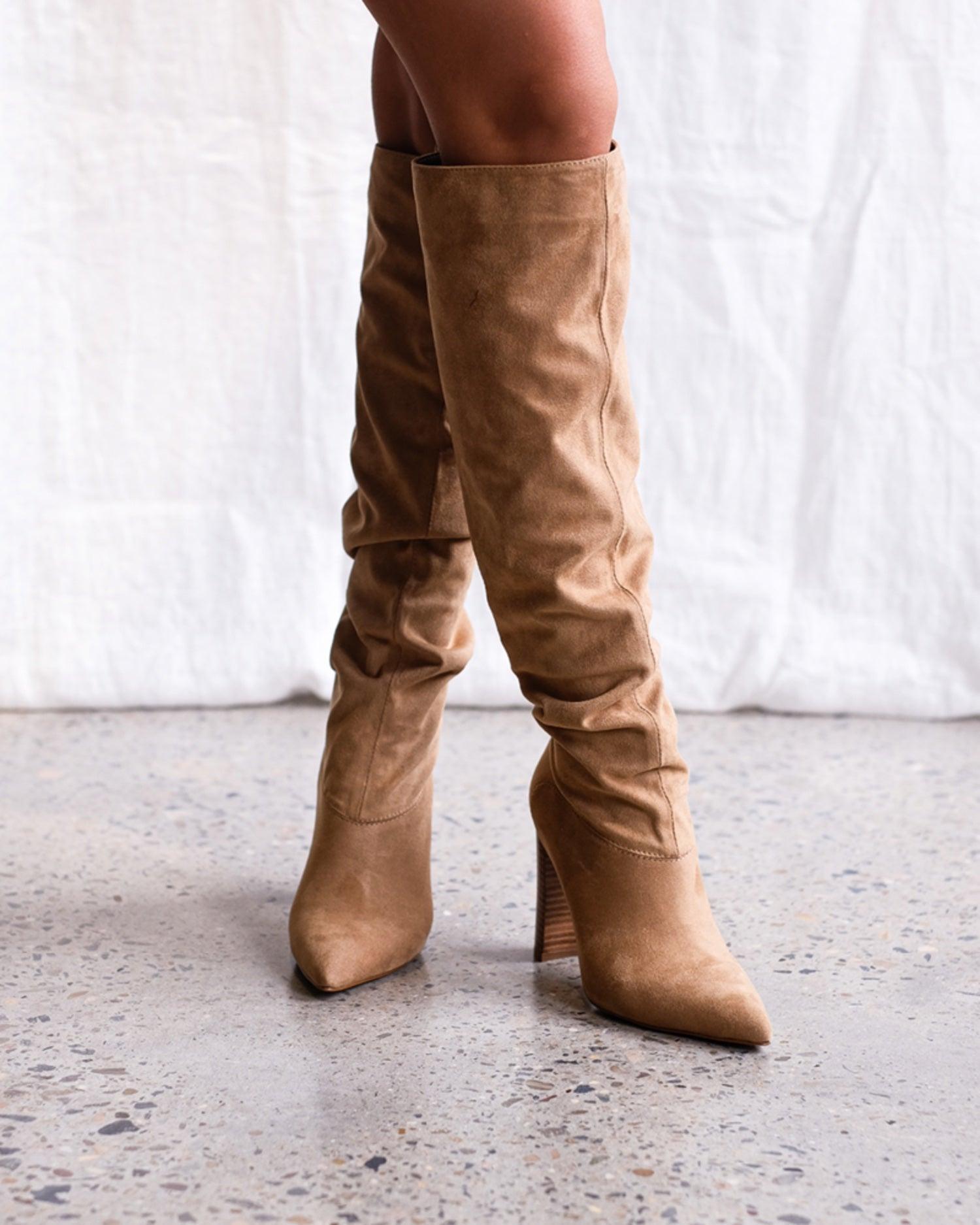 Billini Kimba Latte Suede Boot Product Image