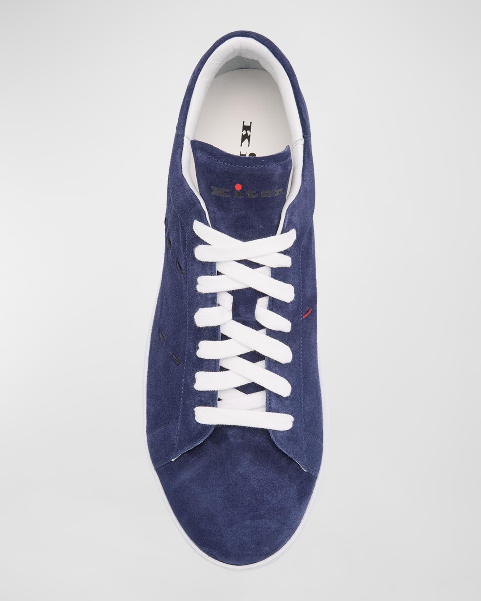 Men's Suede Low-Top Sneakers Product Image