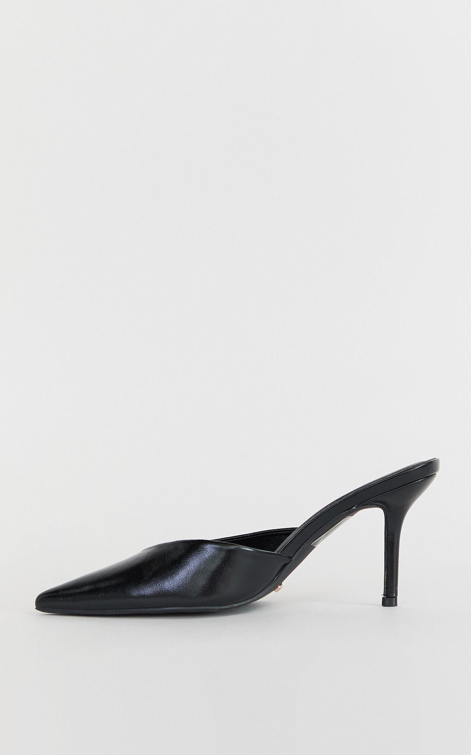 Billini - Karey Heels in Black Shine Product Image