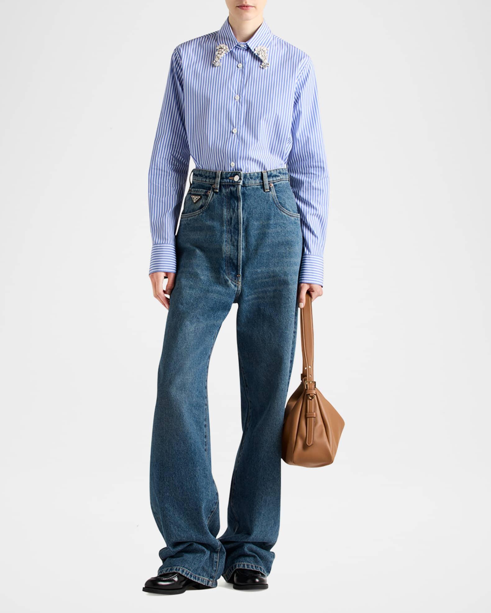 Crystal Stripe Poplin Shirt Product Image