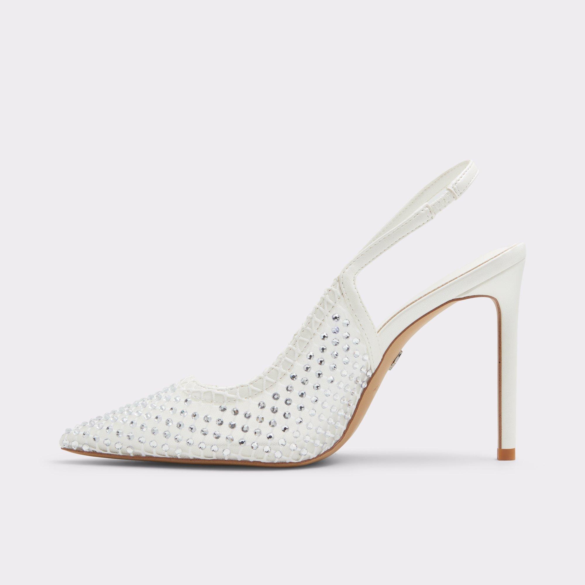 Marciana White/Bone Women's Slingbacks | ALDO US Product Image
