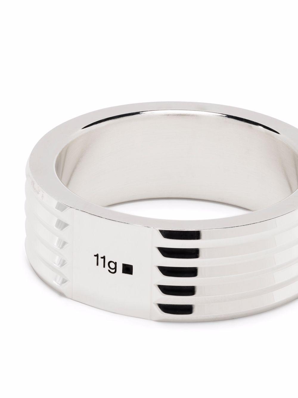 guilloché horizontal ribbon ring Product Image