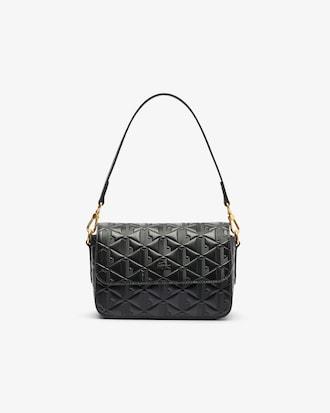 Maheki Embossed Leather Shoulder Bag Product Image