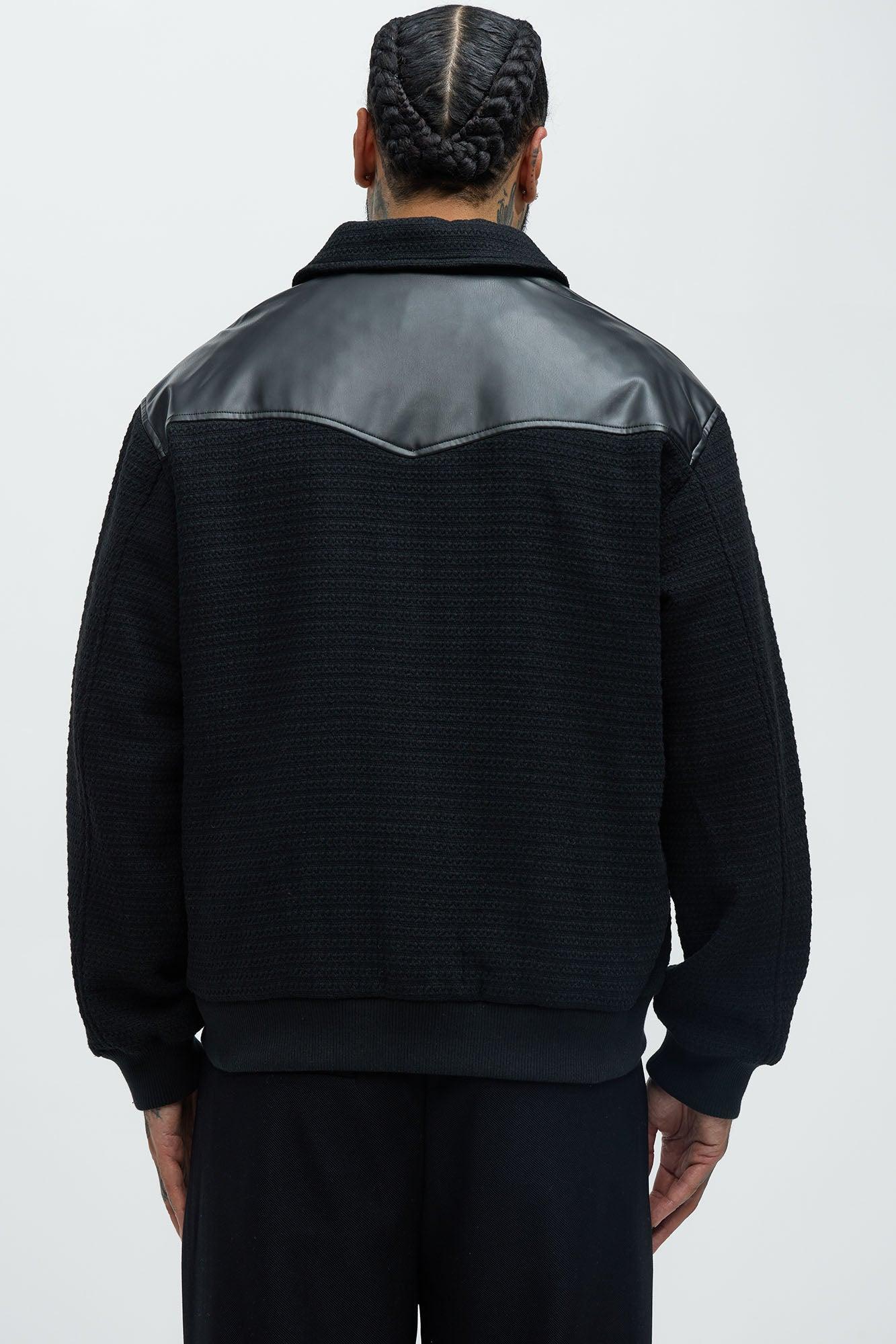 Sing My Thoughts Tweed Jacket - Black Product Image