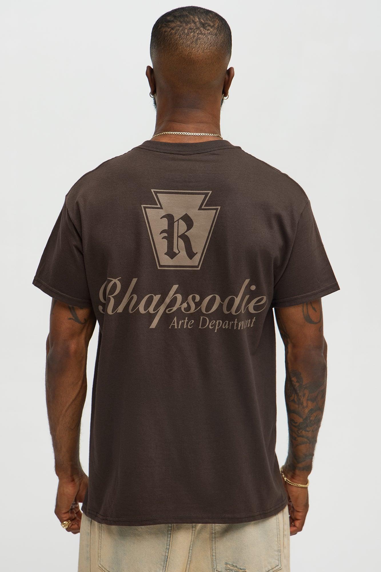 Rhapsodie Art Dept Short Sleeve Tee - Chocolate Male Product Image