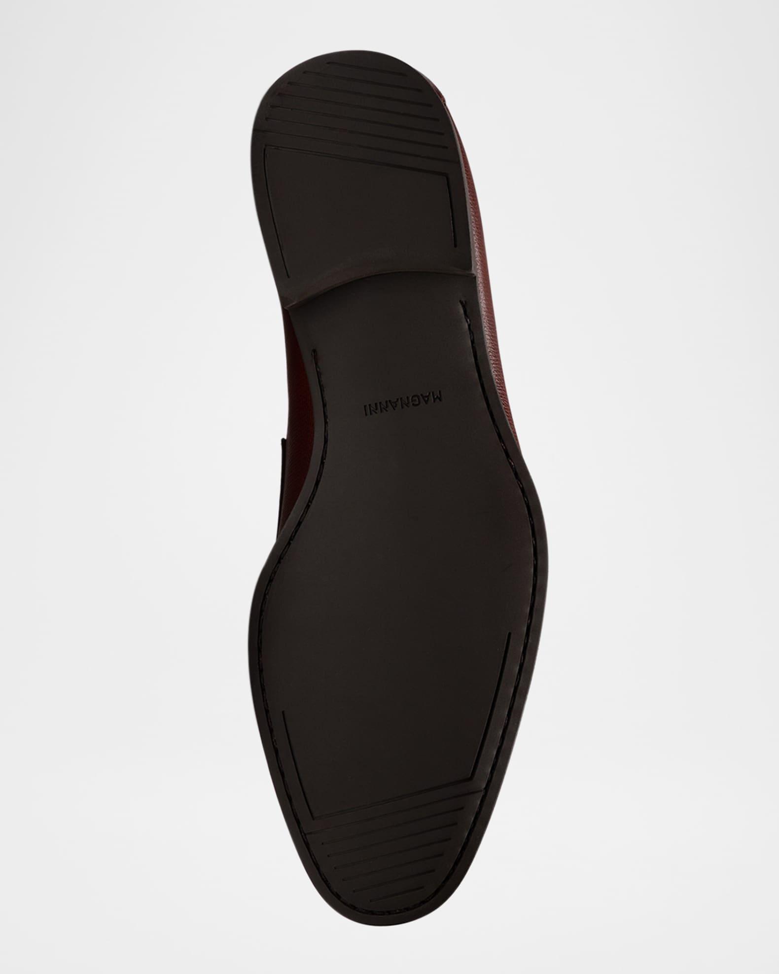 Men's Dumas Textured Leather Penny Loafers Product Image