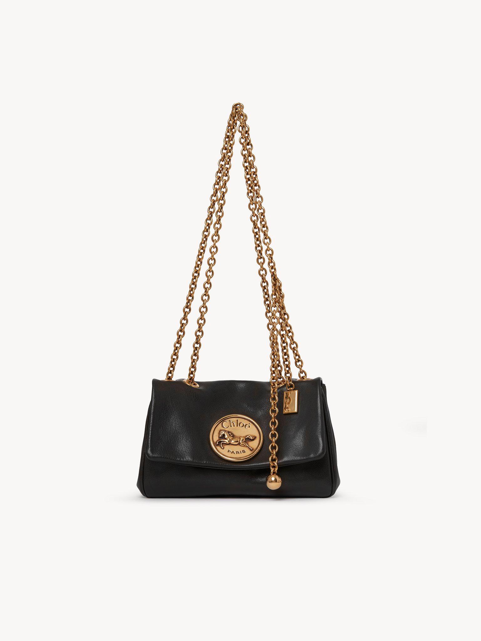 Small Chloé Heritage shoulder bag in grained leather Product Image