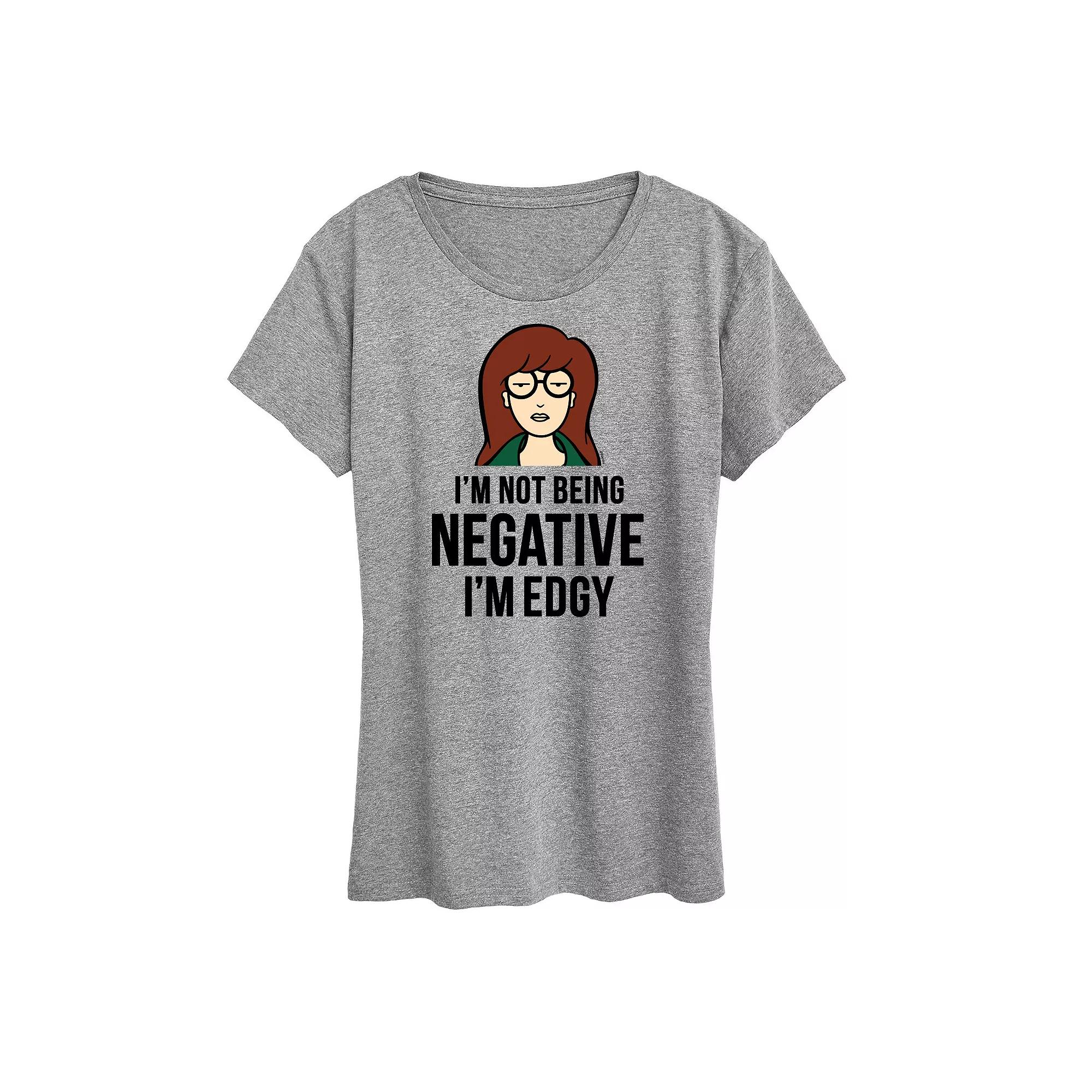 Women's Daria Not Negative Edgy Graphic Tee, Girl's,  Product Image