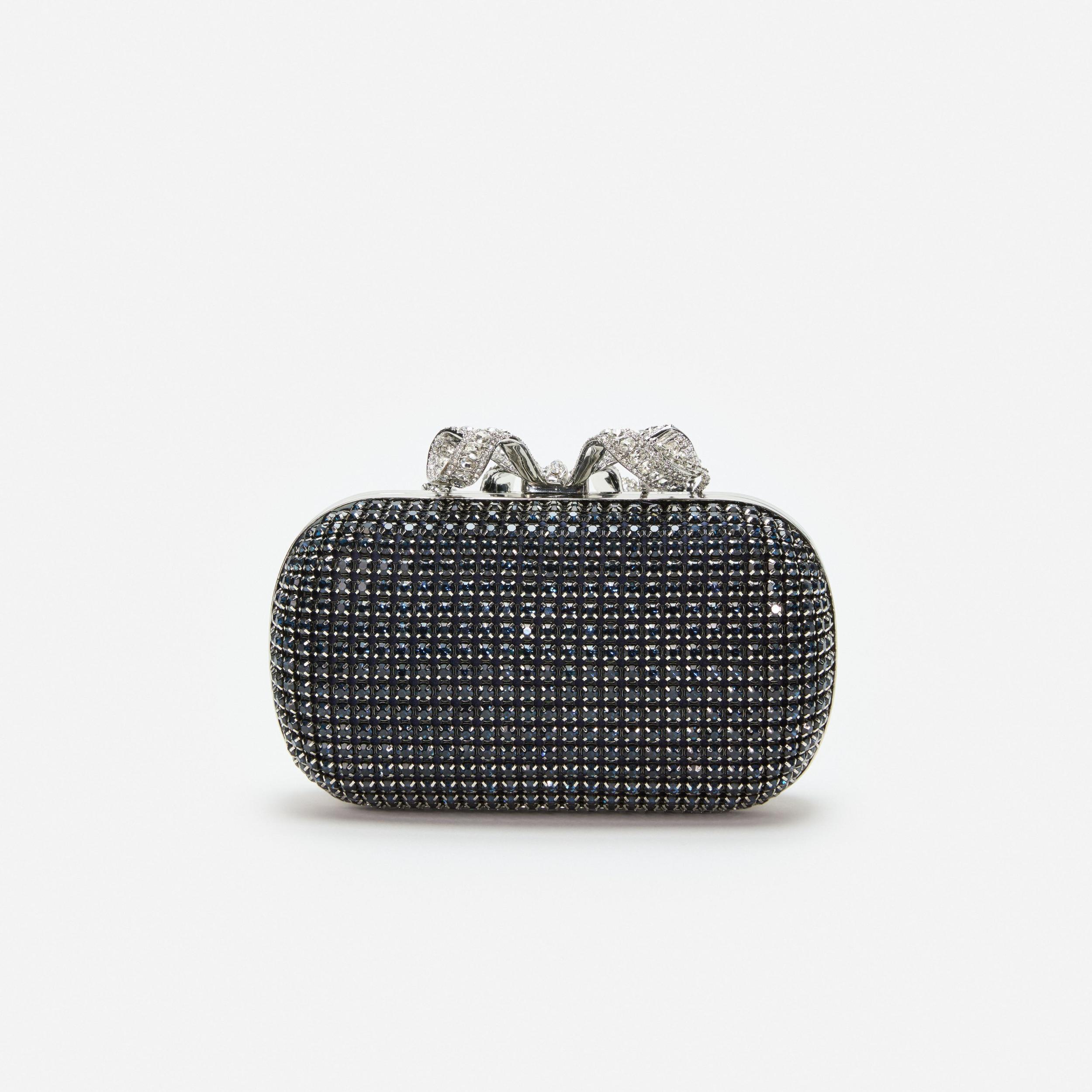Navy Chainmail  Clutch Bag Product Image