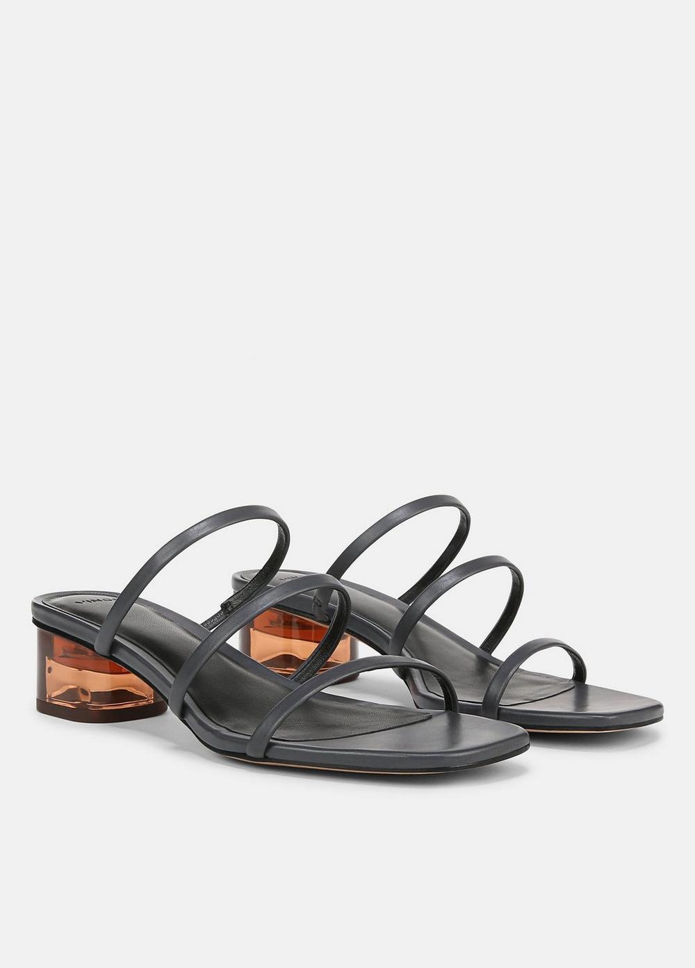 Palm Springs Leather Heeled Sandal Product Image