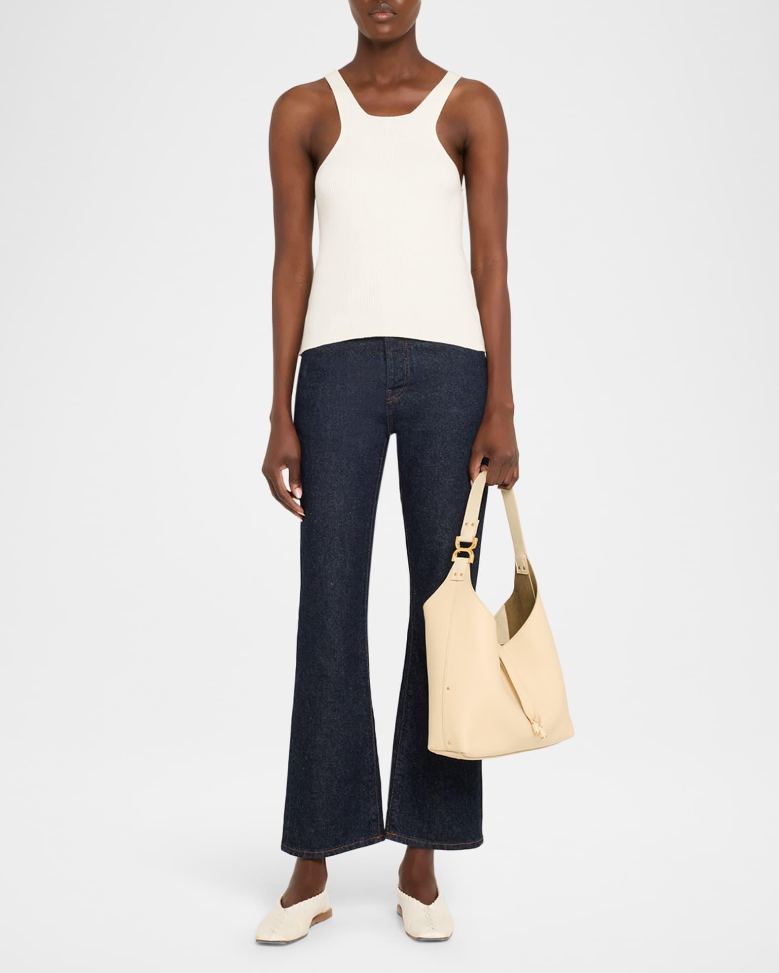 Marcie Small Hobo Bag in Grained Calfskin Product Image