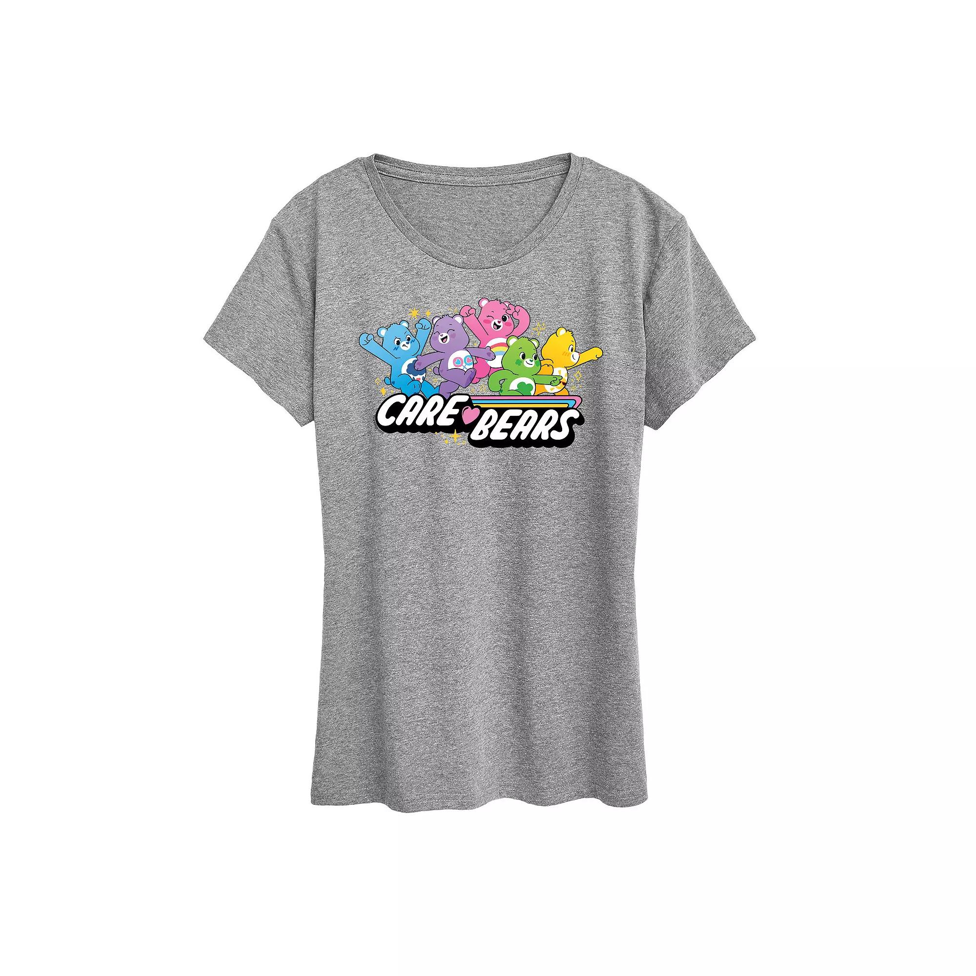 Women's Care Bears Unlock The Magic Logo Group Graphic Tee,  Product Image