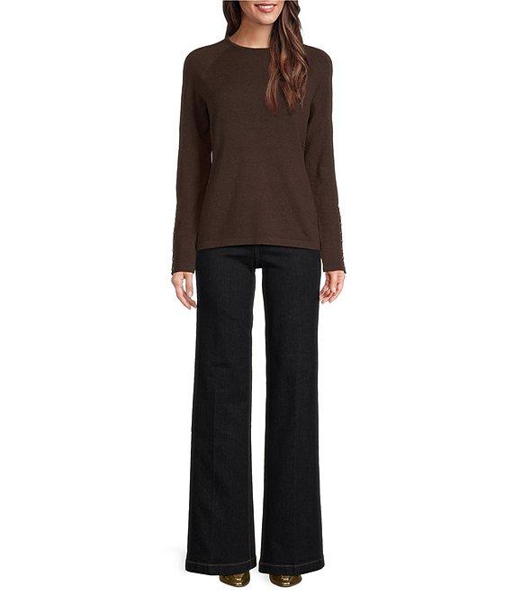 J.McLaughlin Lowden Stretch Denim Straight Leg Jeans Product Image