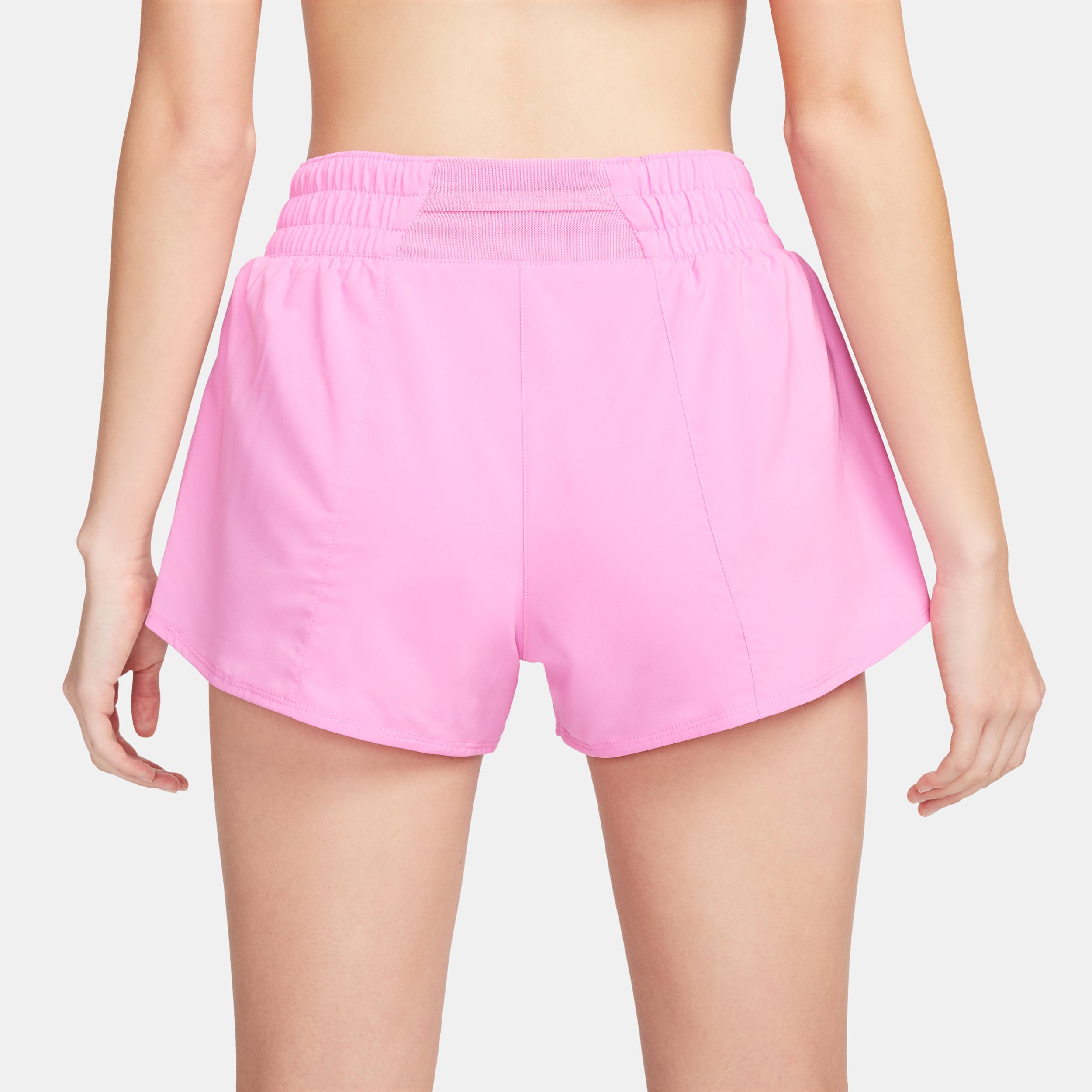 Nike Women's One Dri-FIT Mid-Rise 3" Brief-Lined Shorts Product Image