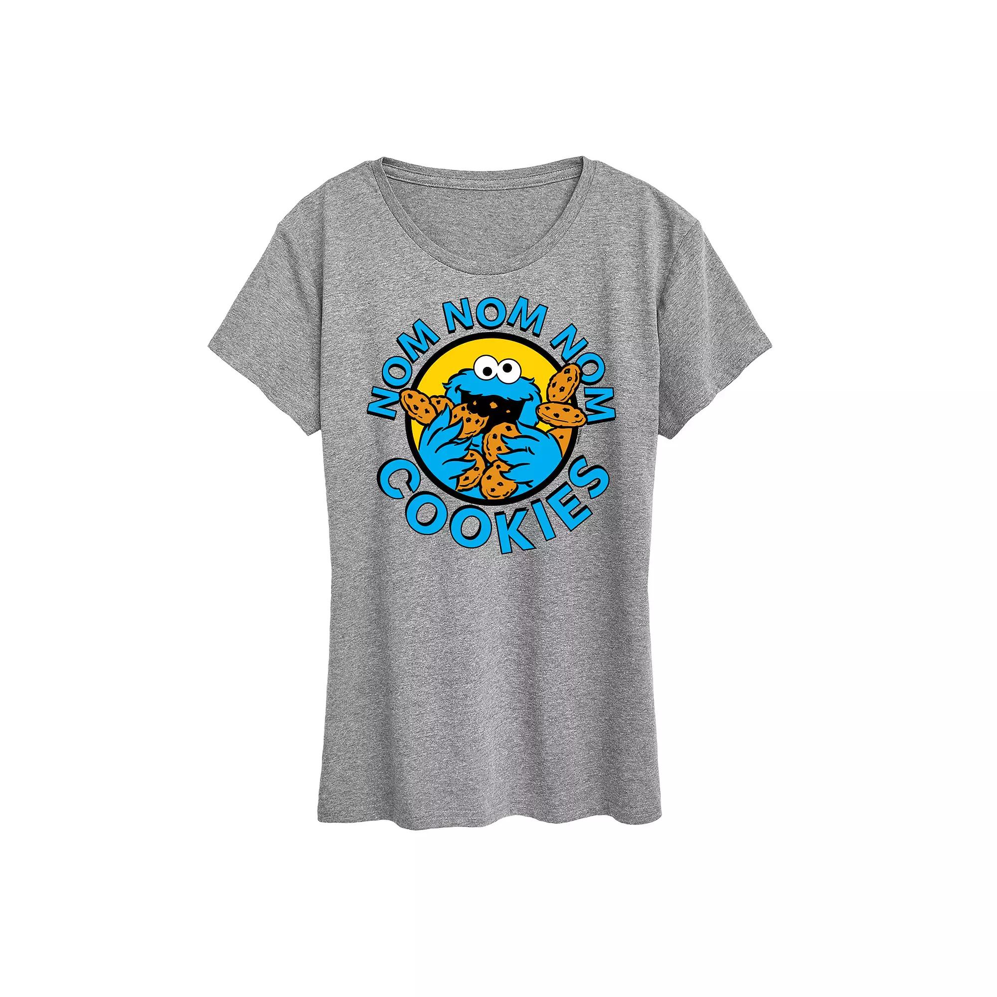 Women's Sesame Street Nom Nom Nom Graphic Tee,  Product Image