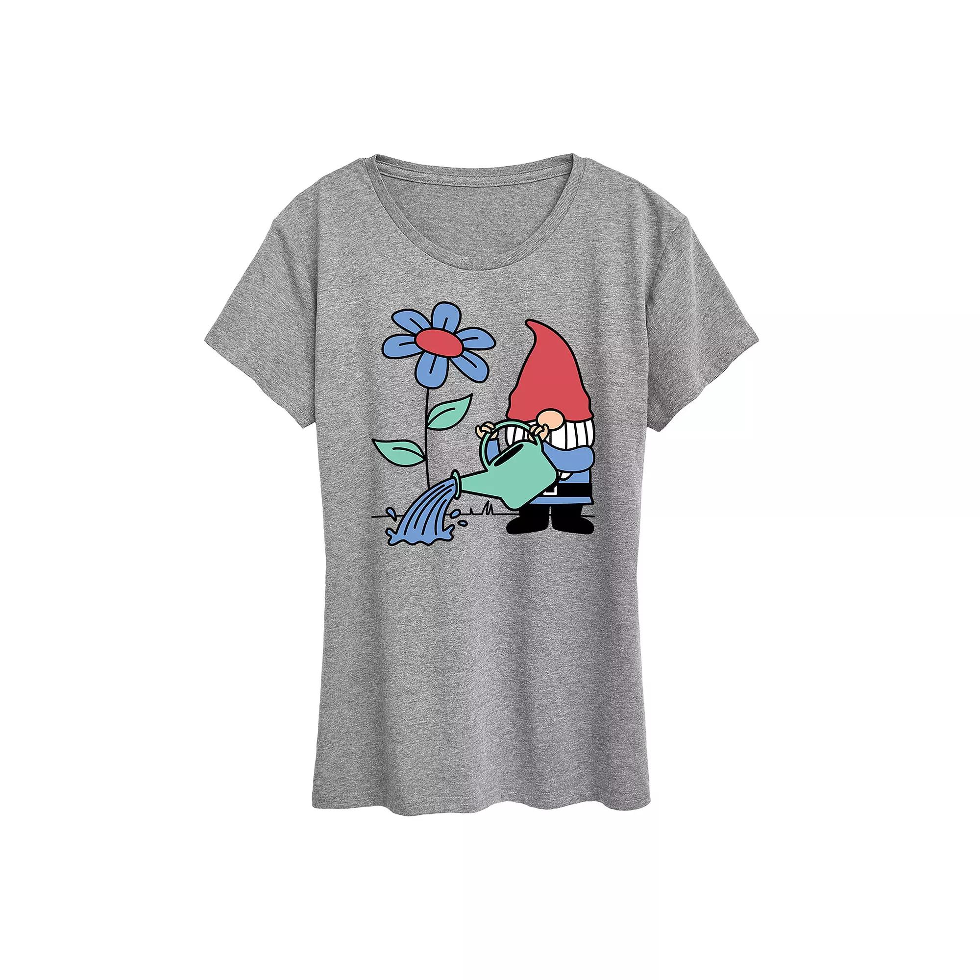 Women's Gardening Gnome Graphic Tee,  Product Image