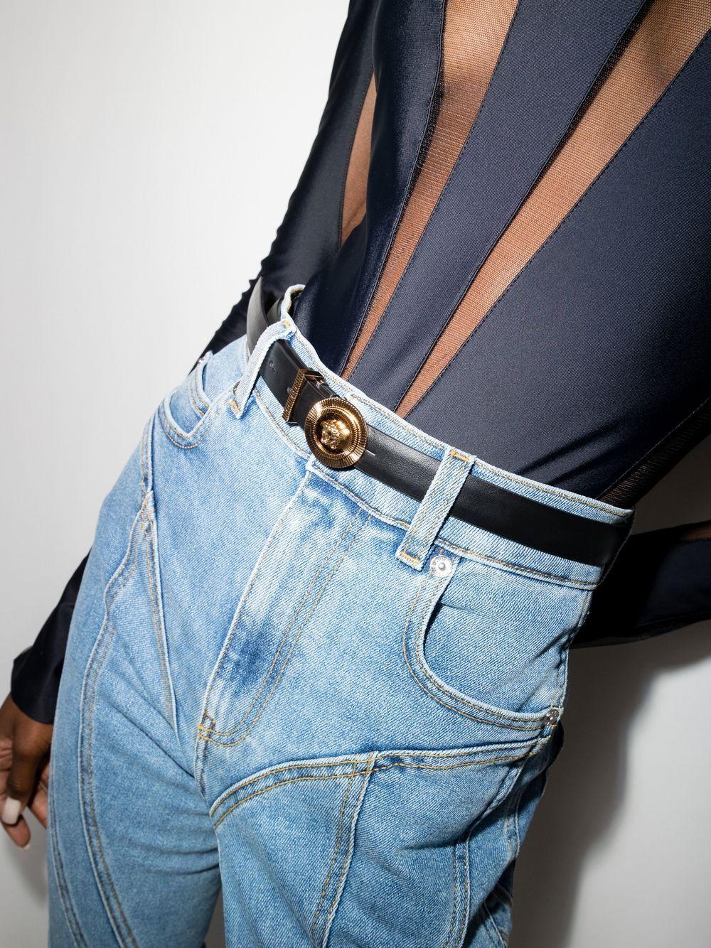 Medusa Biggie leather belt Product Image