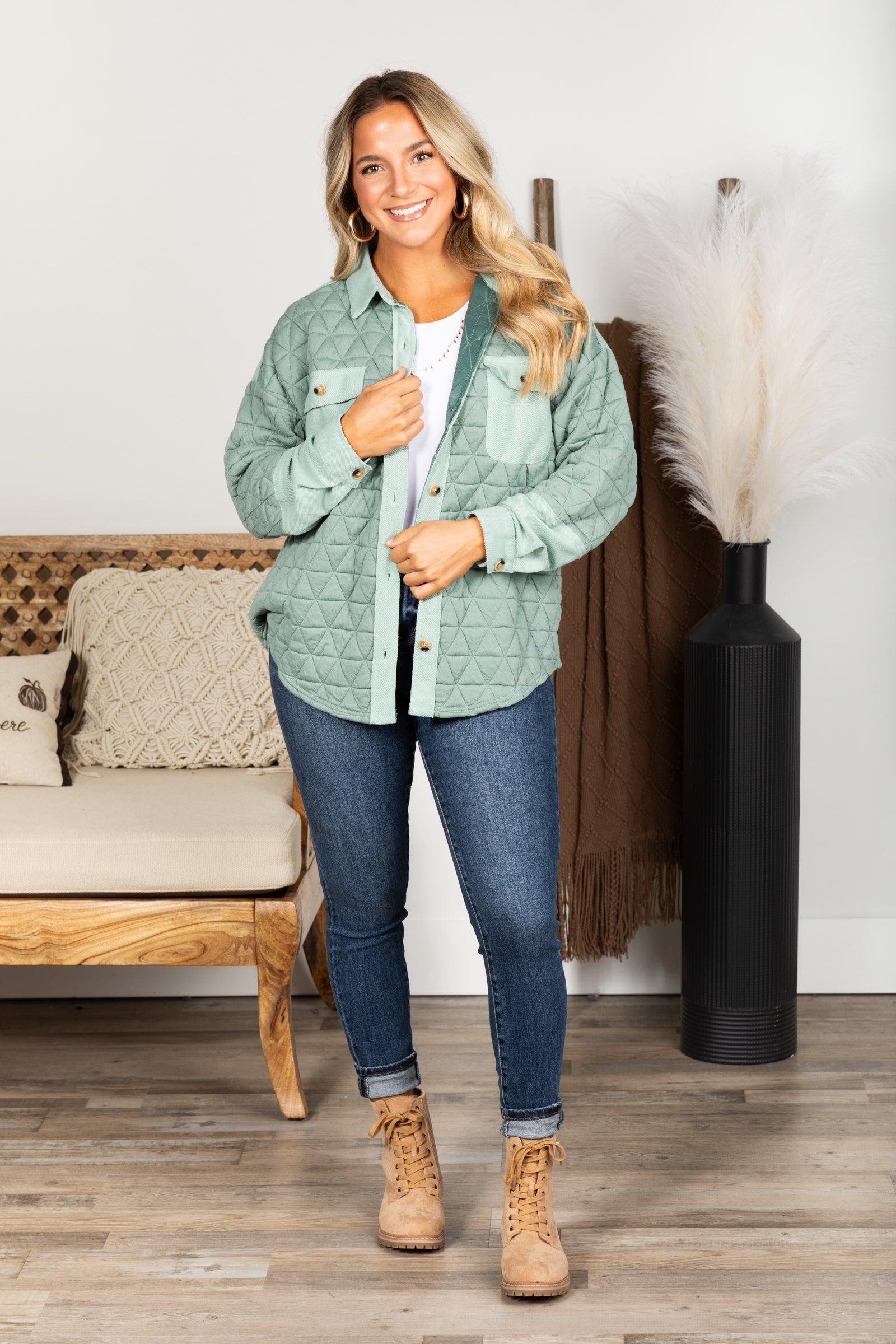 Super Soft Quilted Shacket Product Image