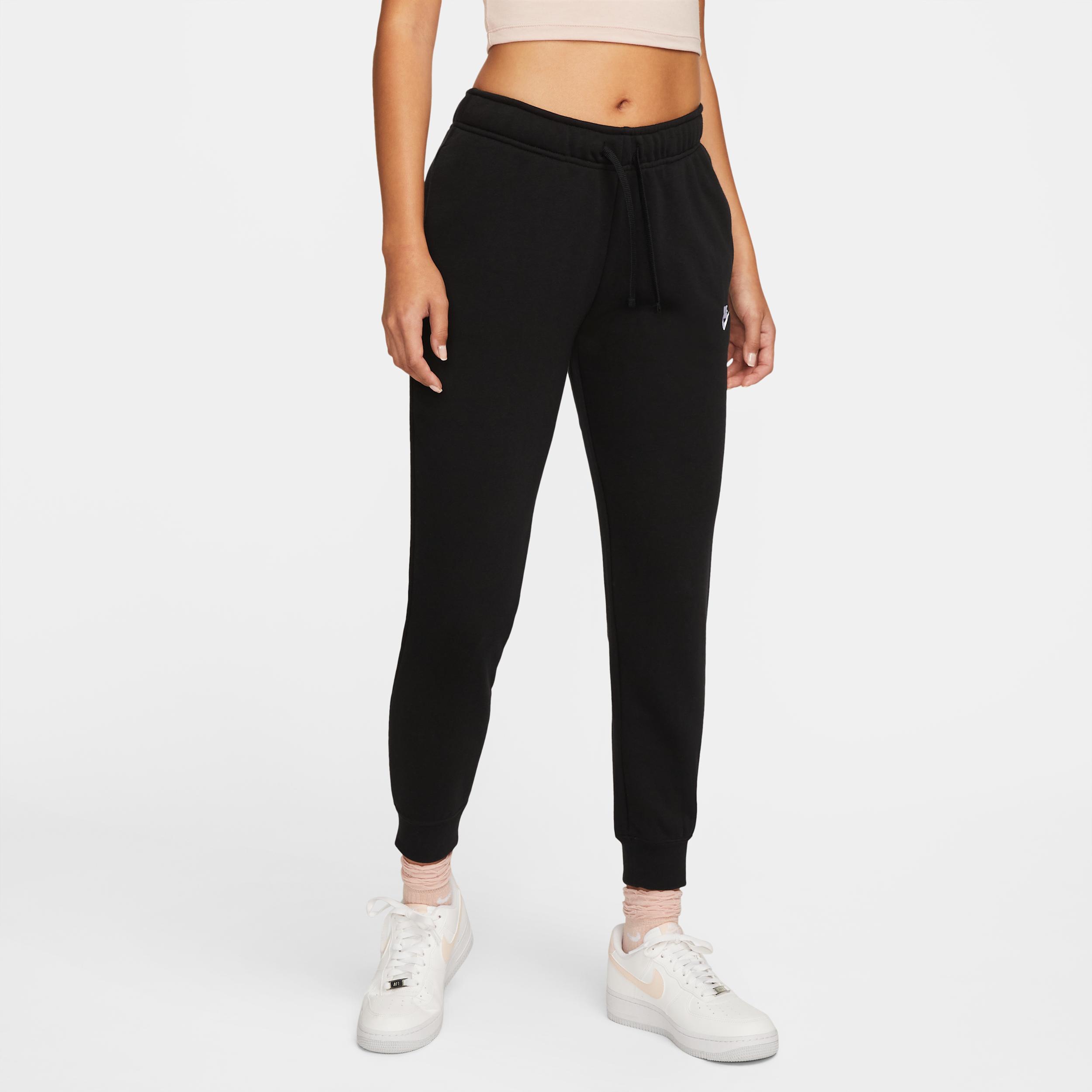 Womens Nike Sportswear Club Fleece Mid-Rise Jogger Pants | DQ5191-010 Product Image