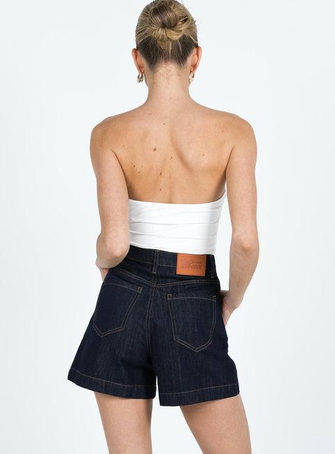 Whitaker Shorts Dark Denim Product Image