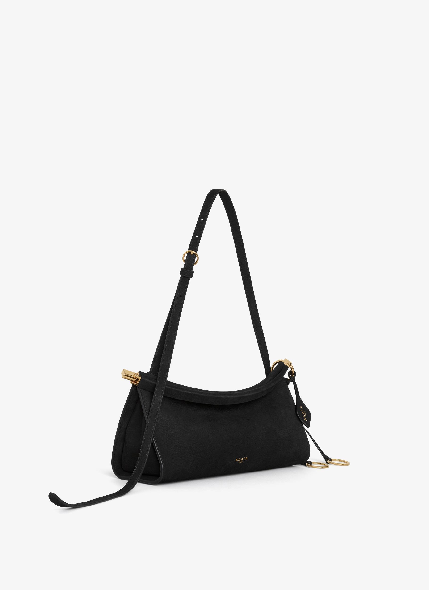 BLACK LE CLICK EAST WEST SMALL BAG IN NUBUCK Product Image