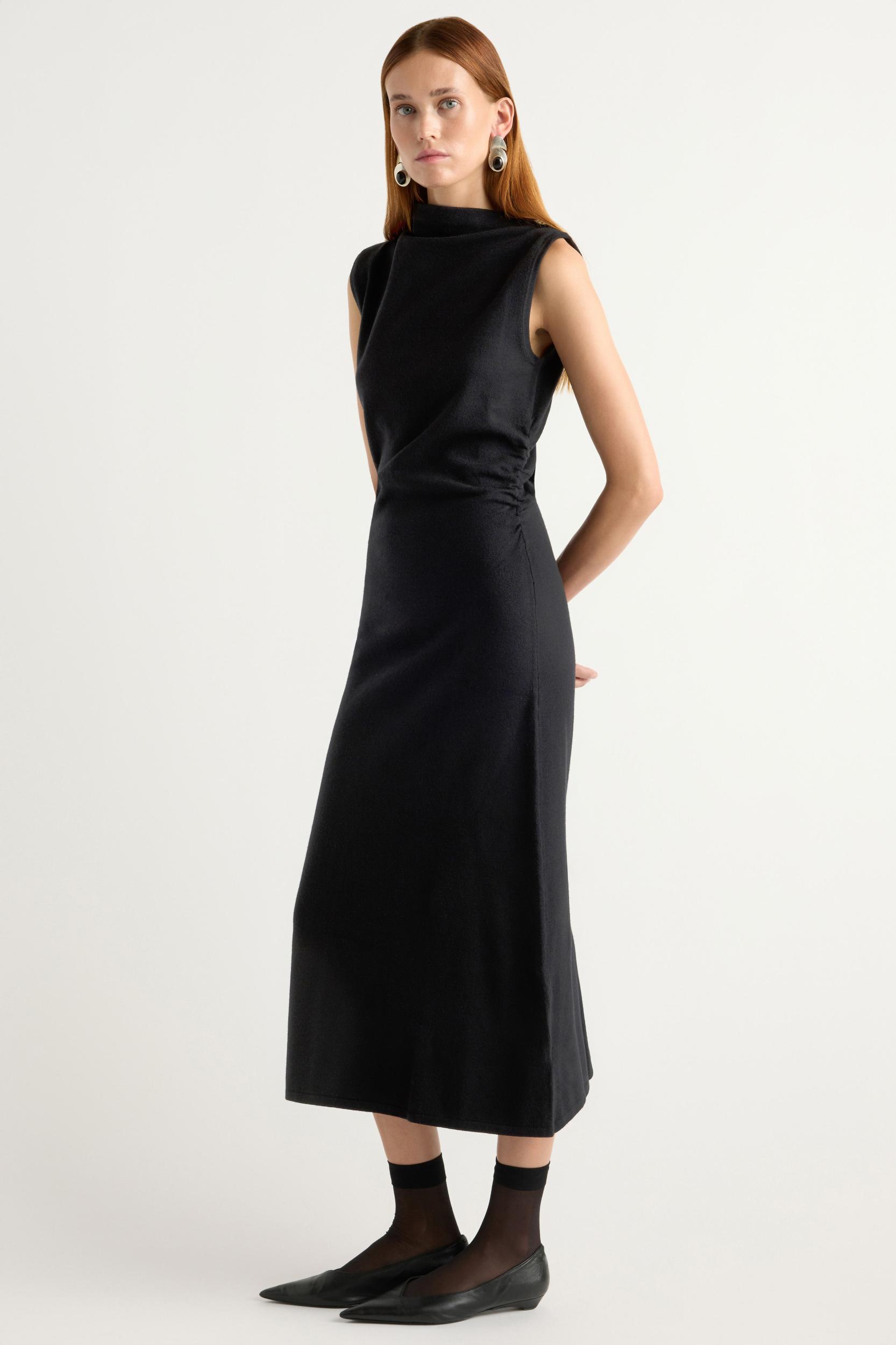 Abel Asymmetric-Neck Dress Product Image