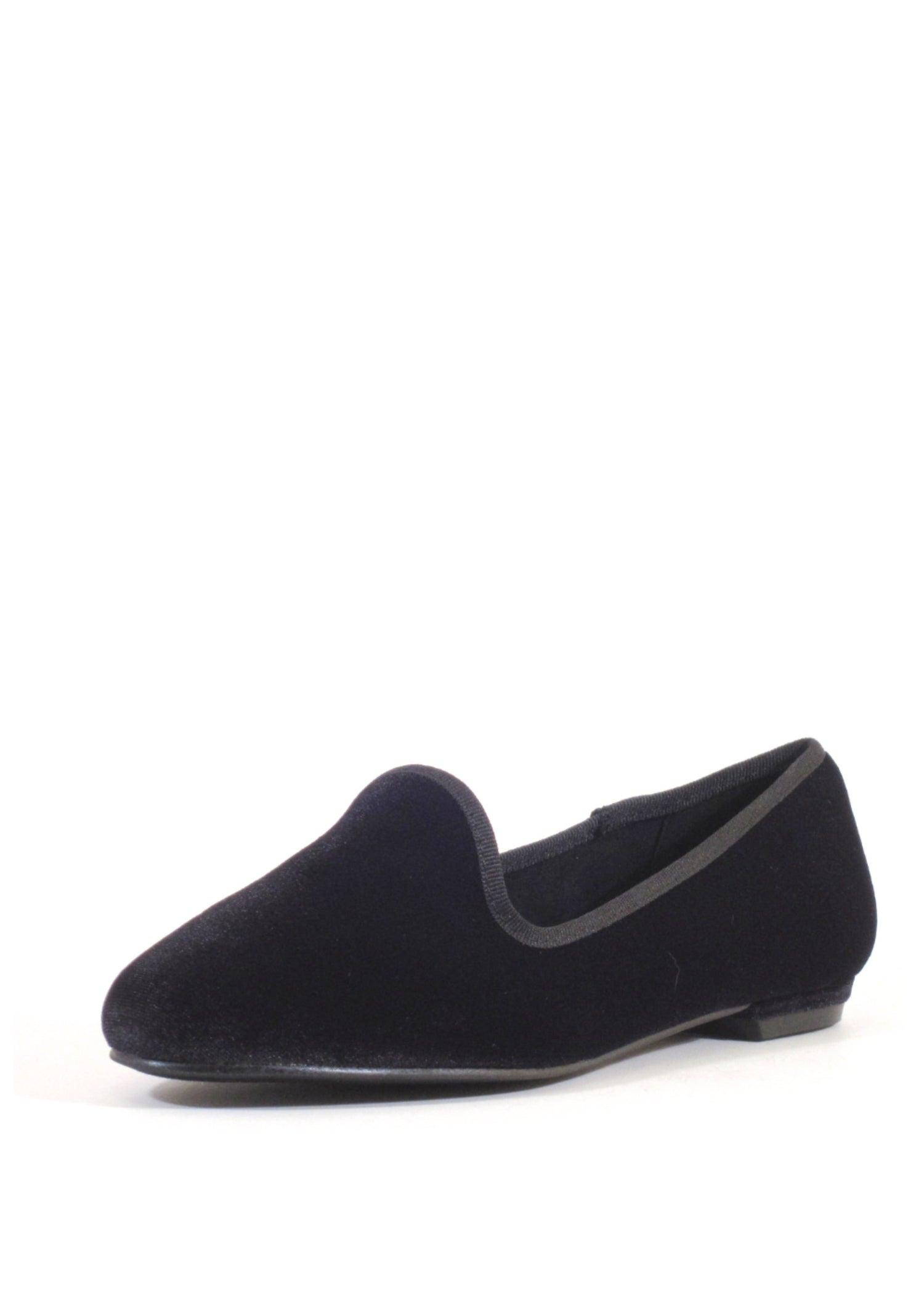 Chain Velvet Loafers Product Image