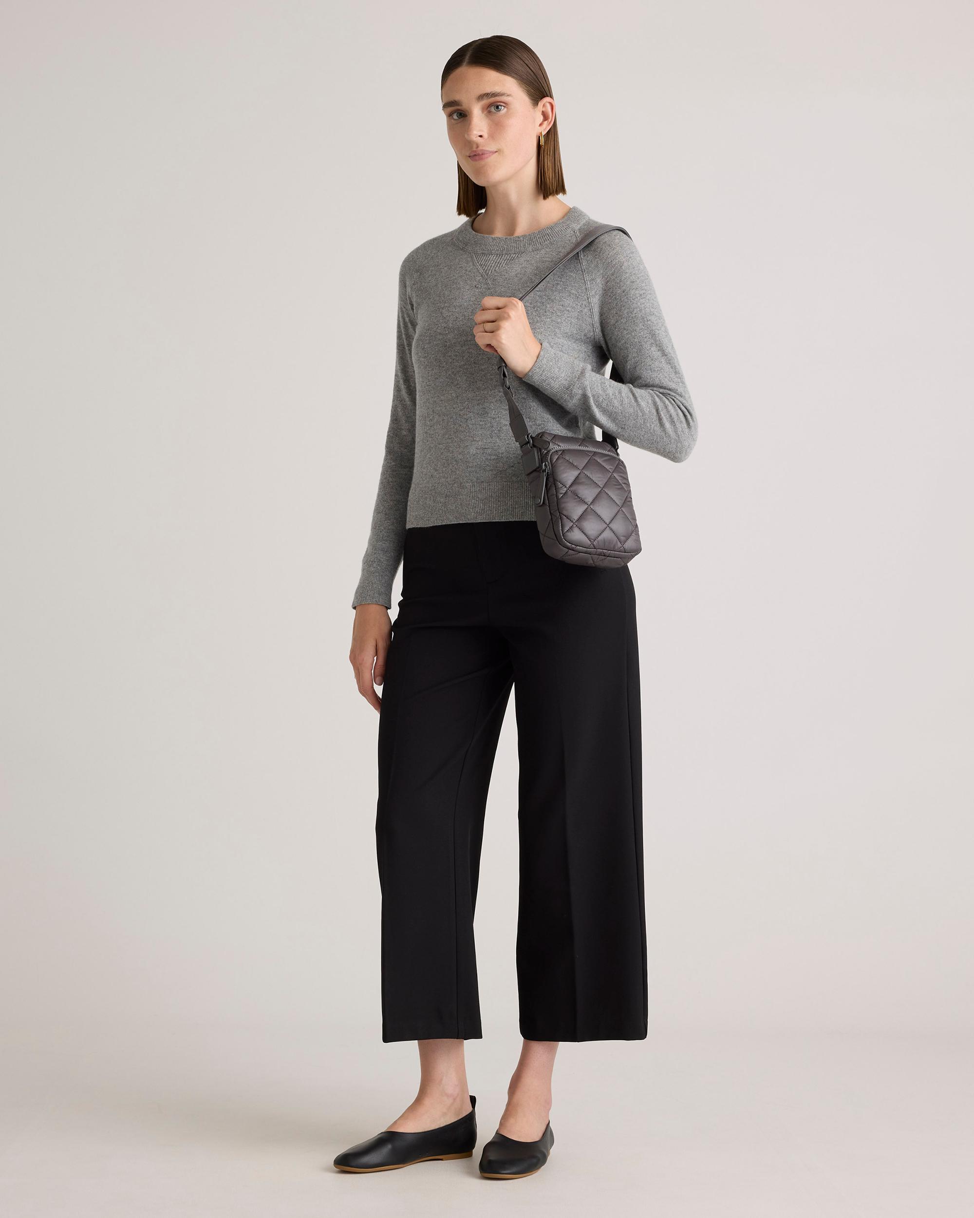 Quince | Women's Transit Quilted Phone Crossbody Nylon Product Image