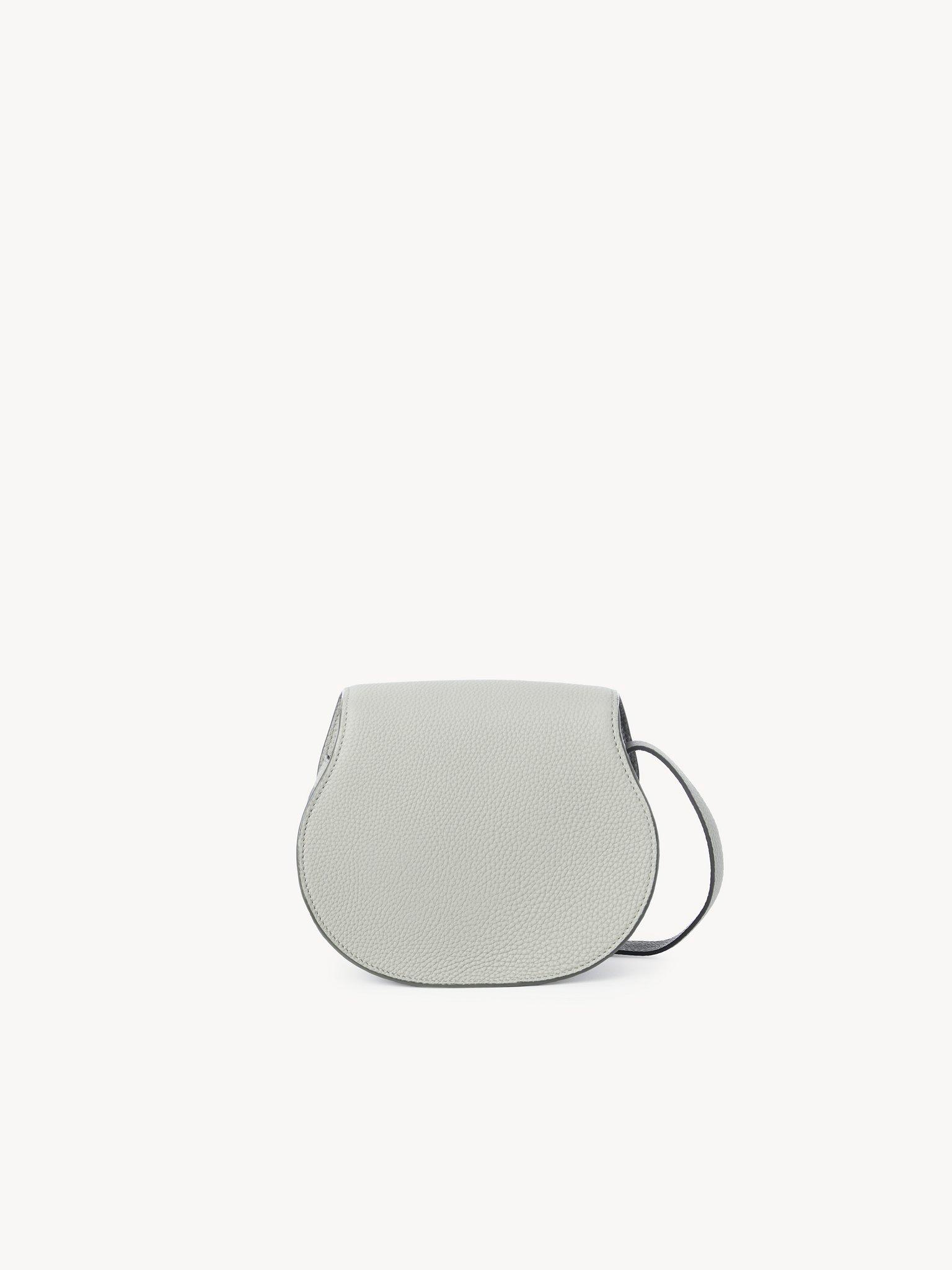 Small Marcie saddle bag in grained leather Product Image