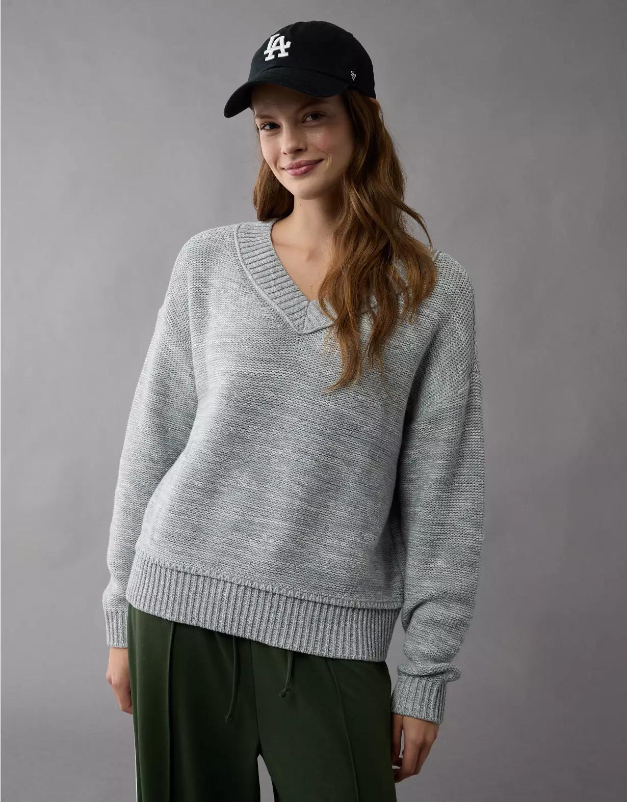 AE Long Weekend V-Neck Sweater Product Image