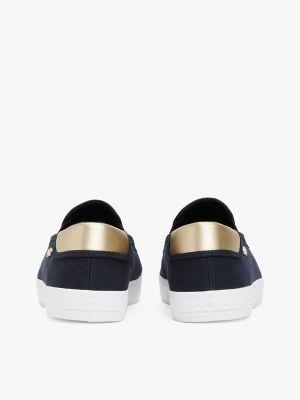 Metallic Heel Canvas Slip-On Sneaker Product Image