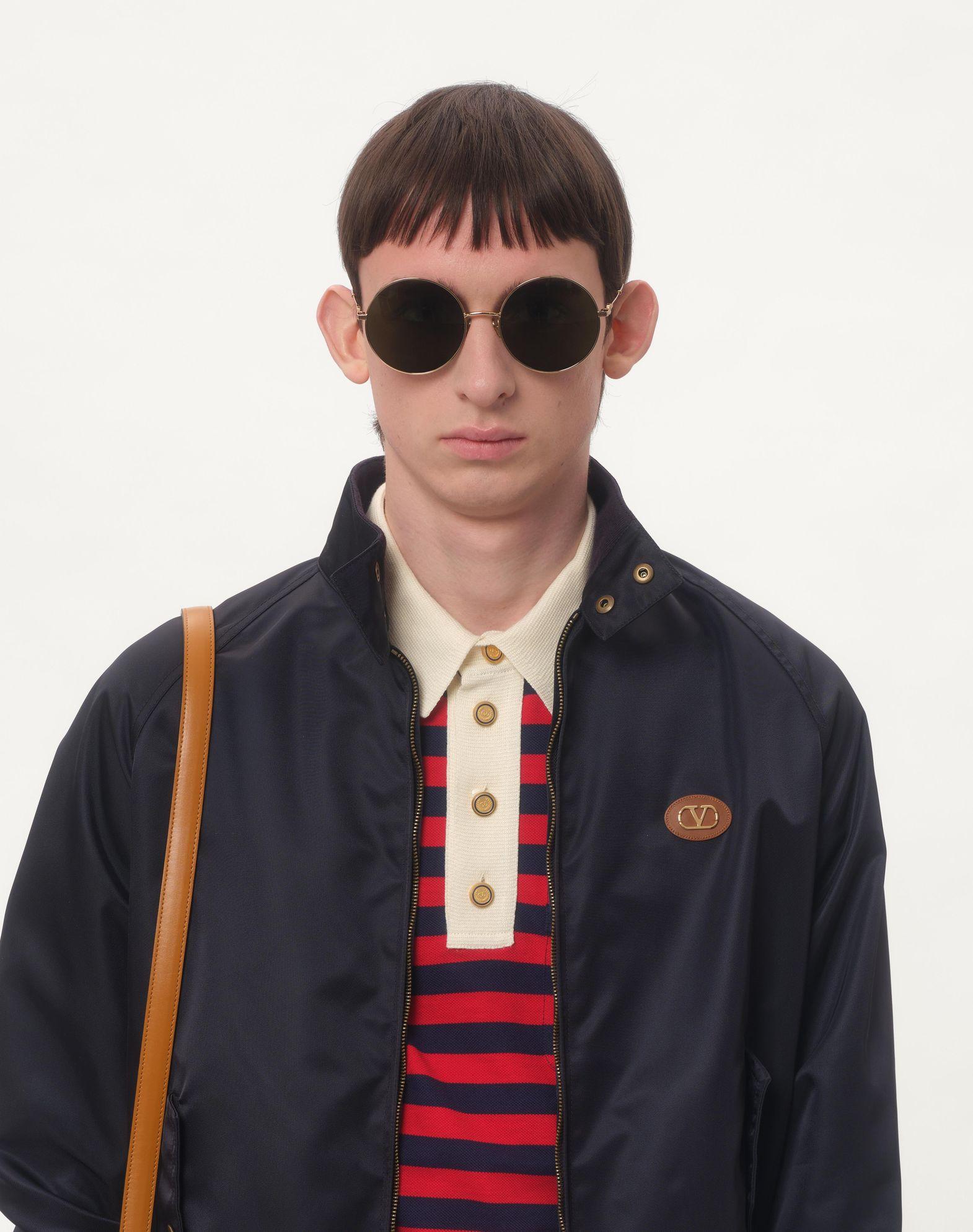 Nylon Blouson With Vlogo Patch Product Image