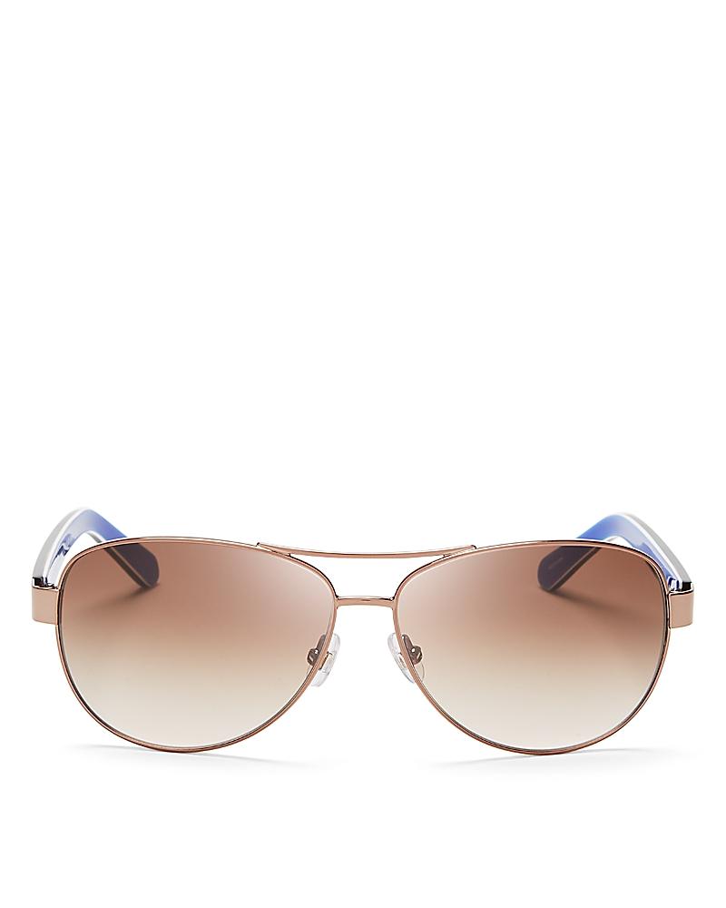 kate spade new york Womens Dalia Aviator 58mm Sunglasses Product Image