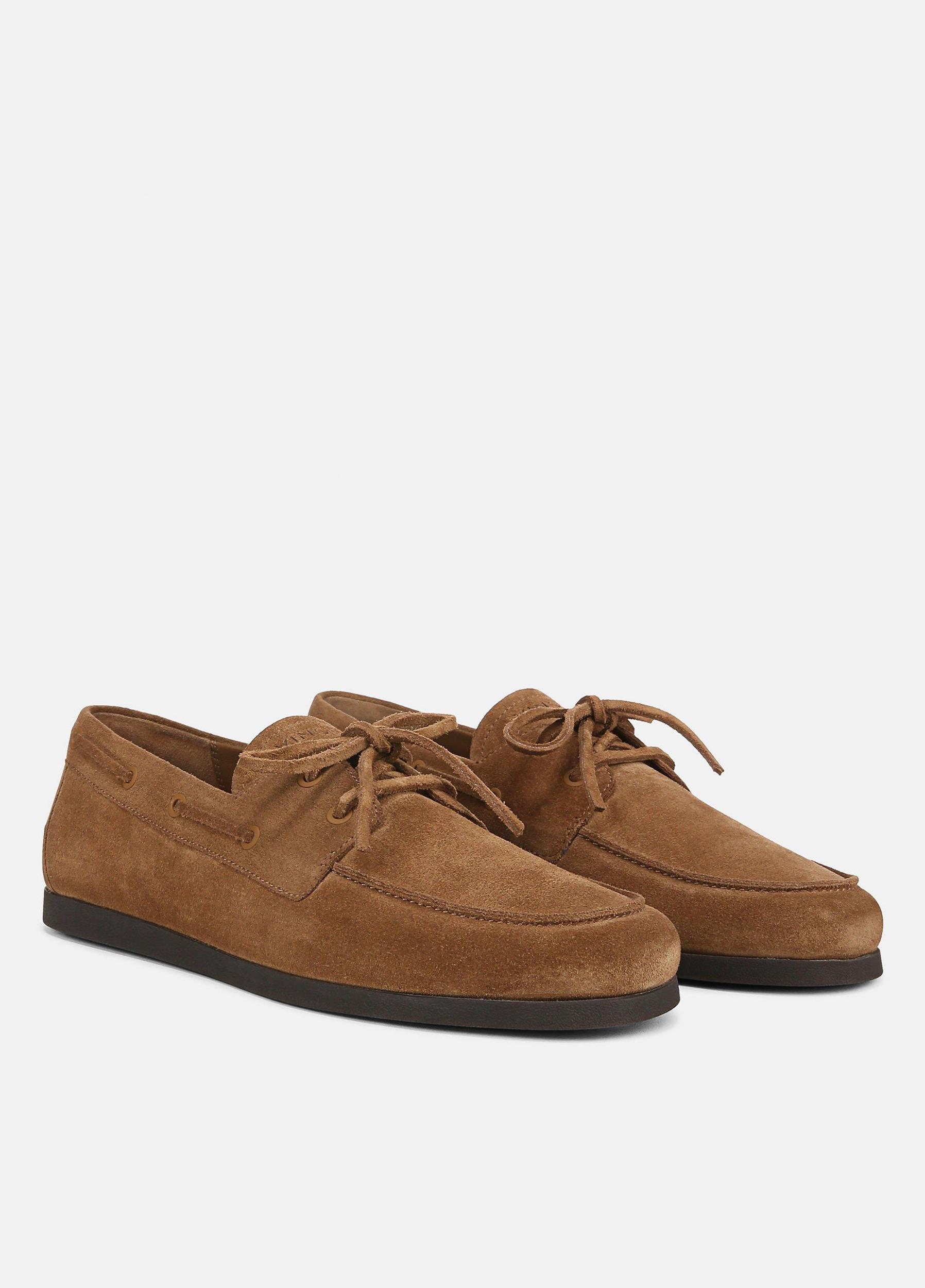 Marin Suede Lace-Up Loafer Product Image
