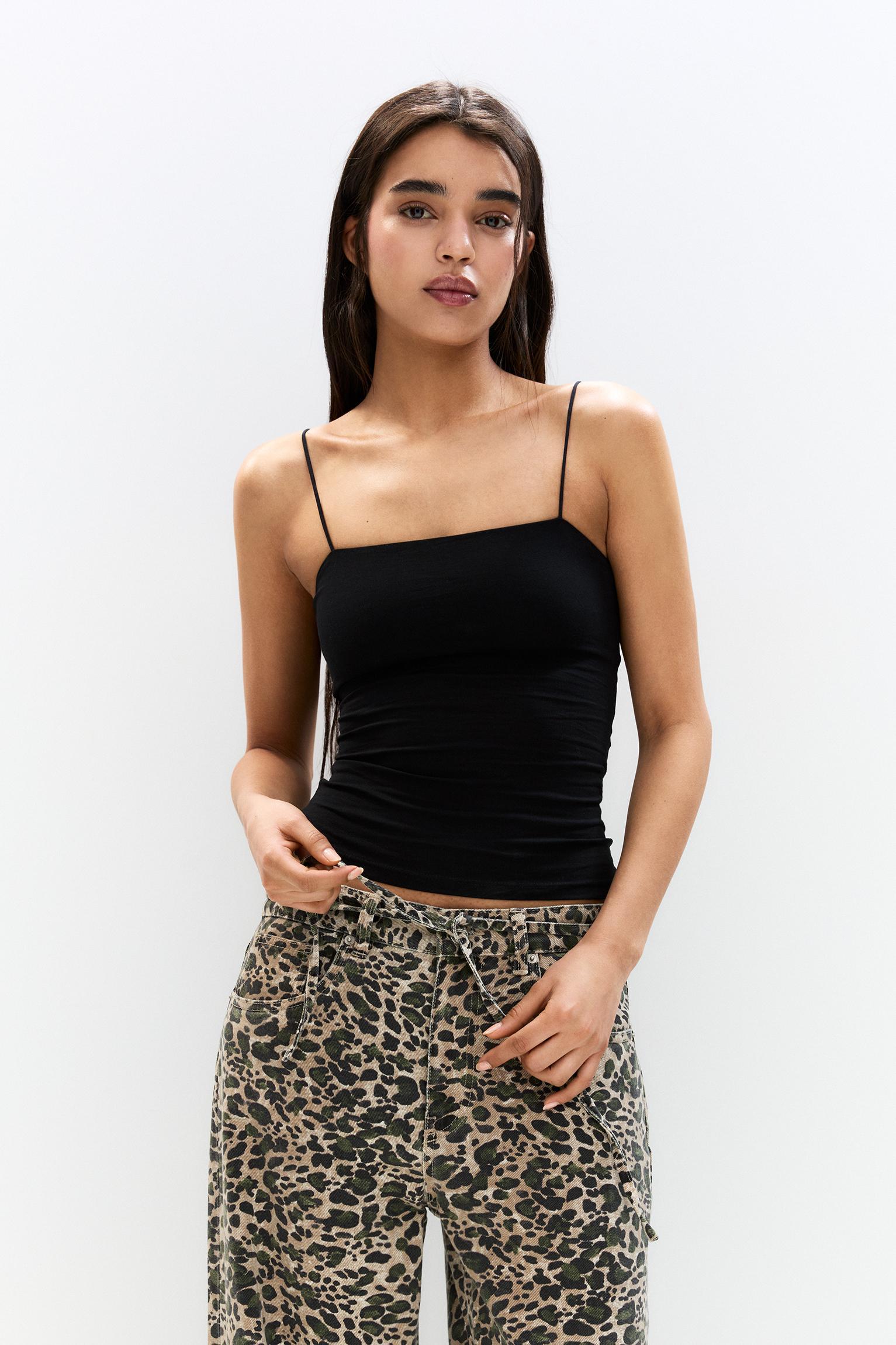 Strappy straight-cut top Product Image