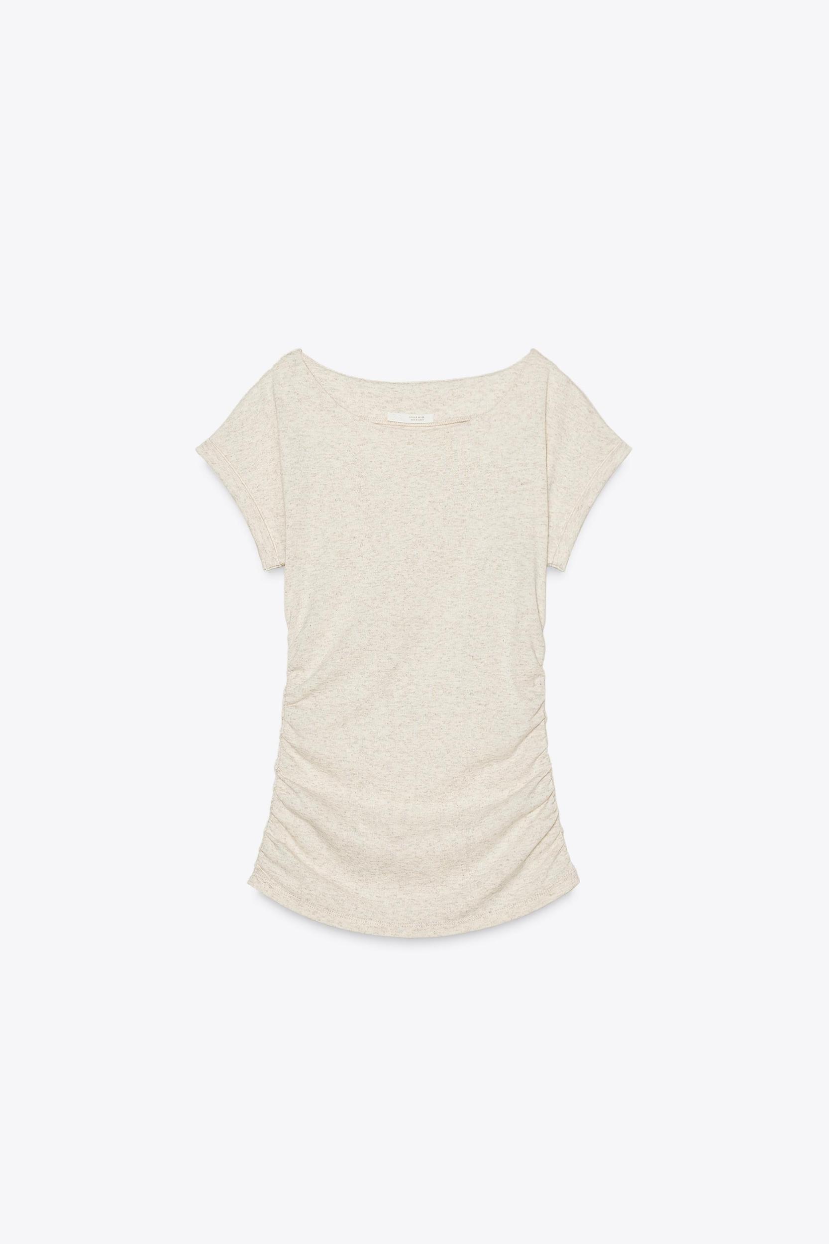 SIDE DRAPE T-SHIRT Product Image