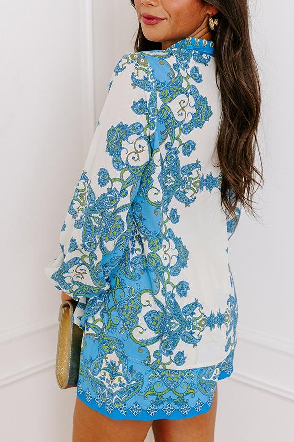 Milan Bound High Waist Paisley Shorts Product Image