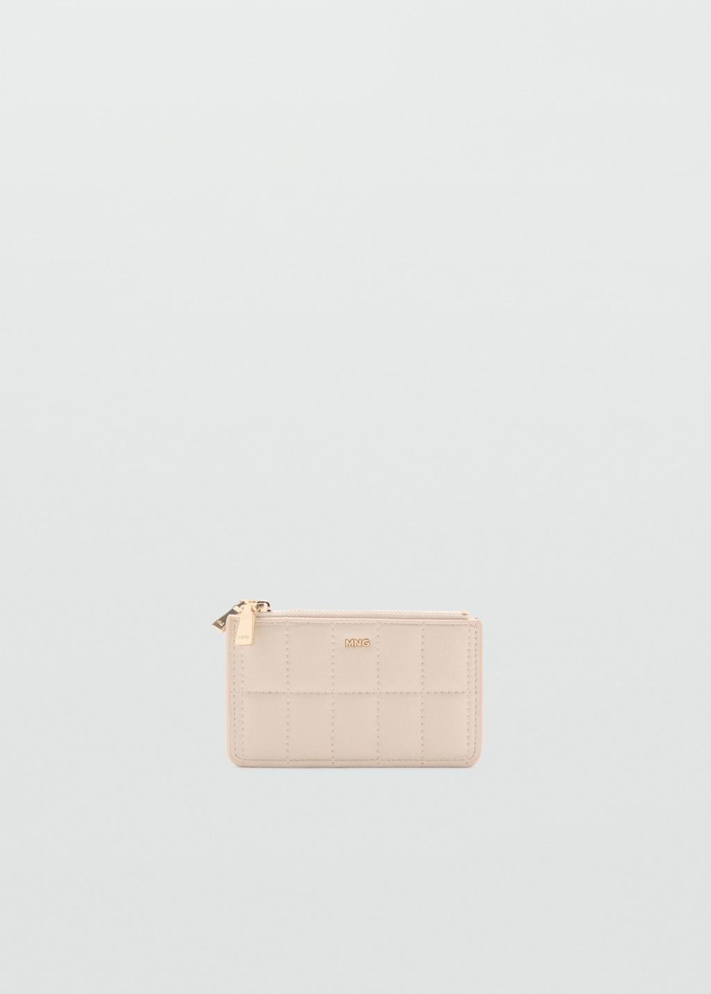 Quilted purse with double pocket - Women | MANGO USA Product Image