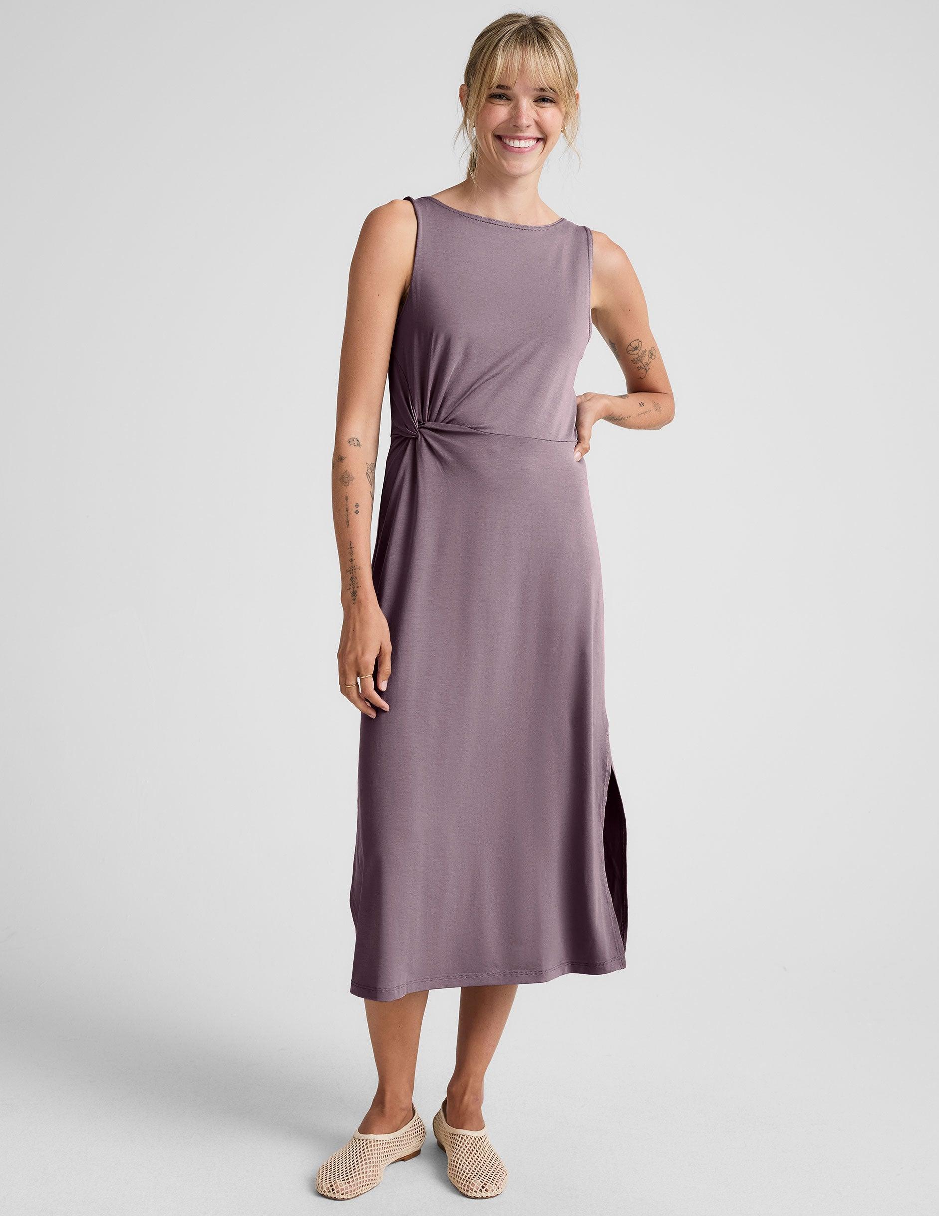 Rotation Side Twist Midi Dress Product Image