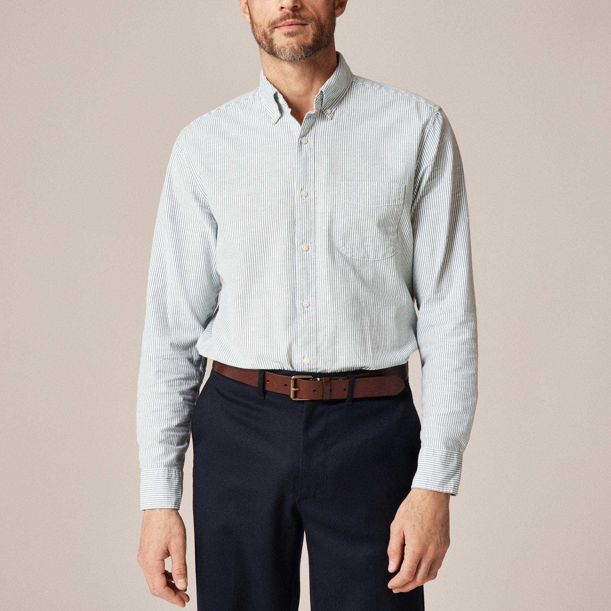 Broken-in organic cotton oxford shirt Product Image