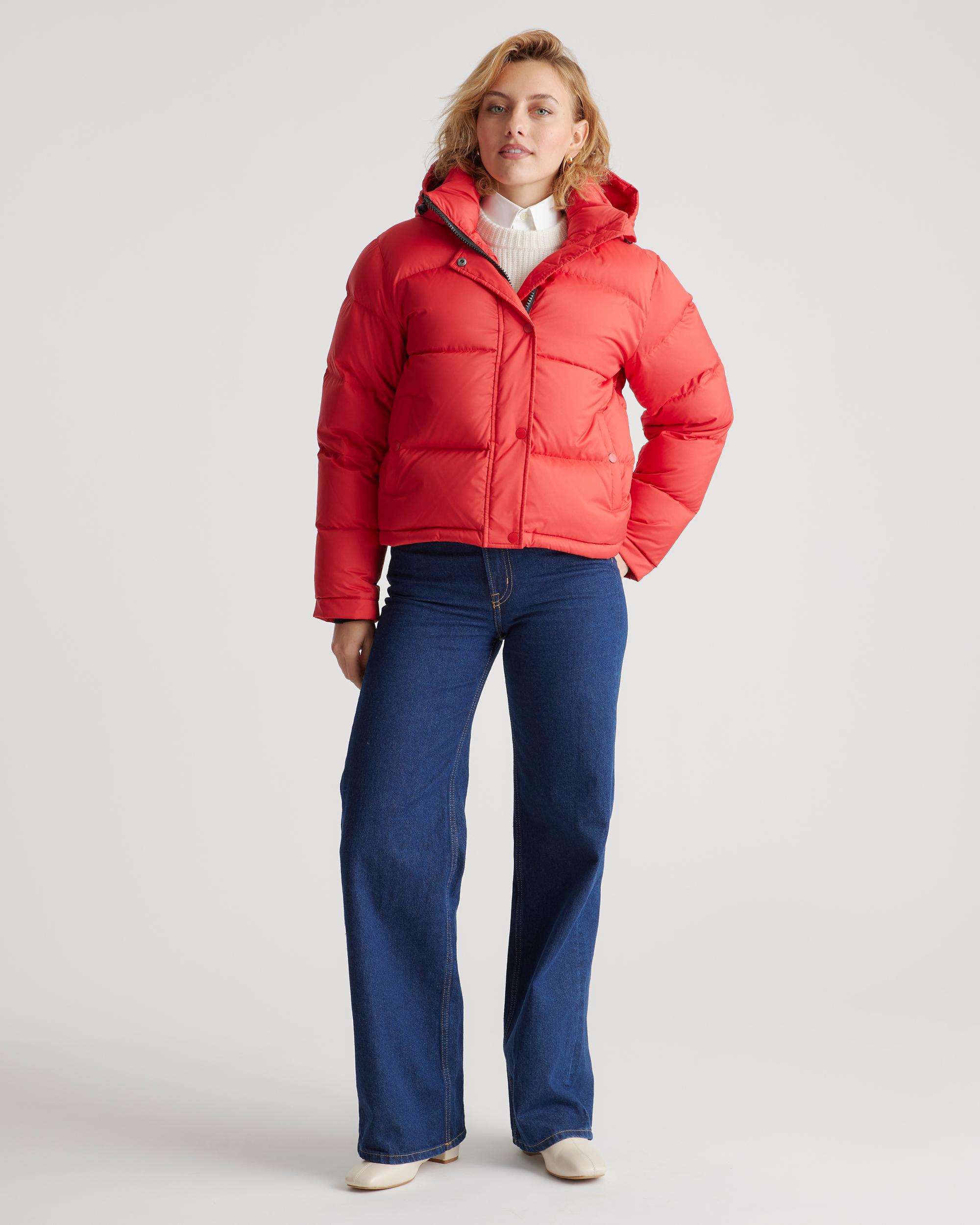 Quince | Women's Responsible Down Cropped Puffer Jacket Recycled Polyester Product Image