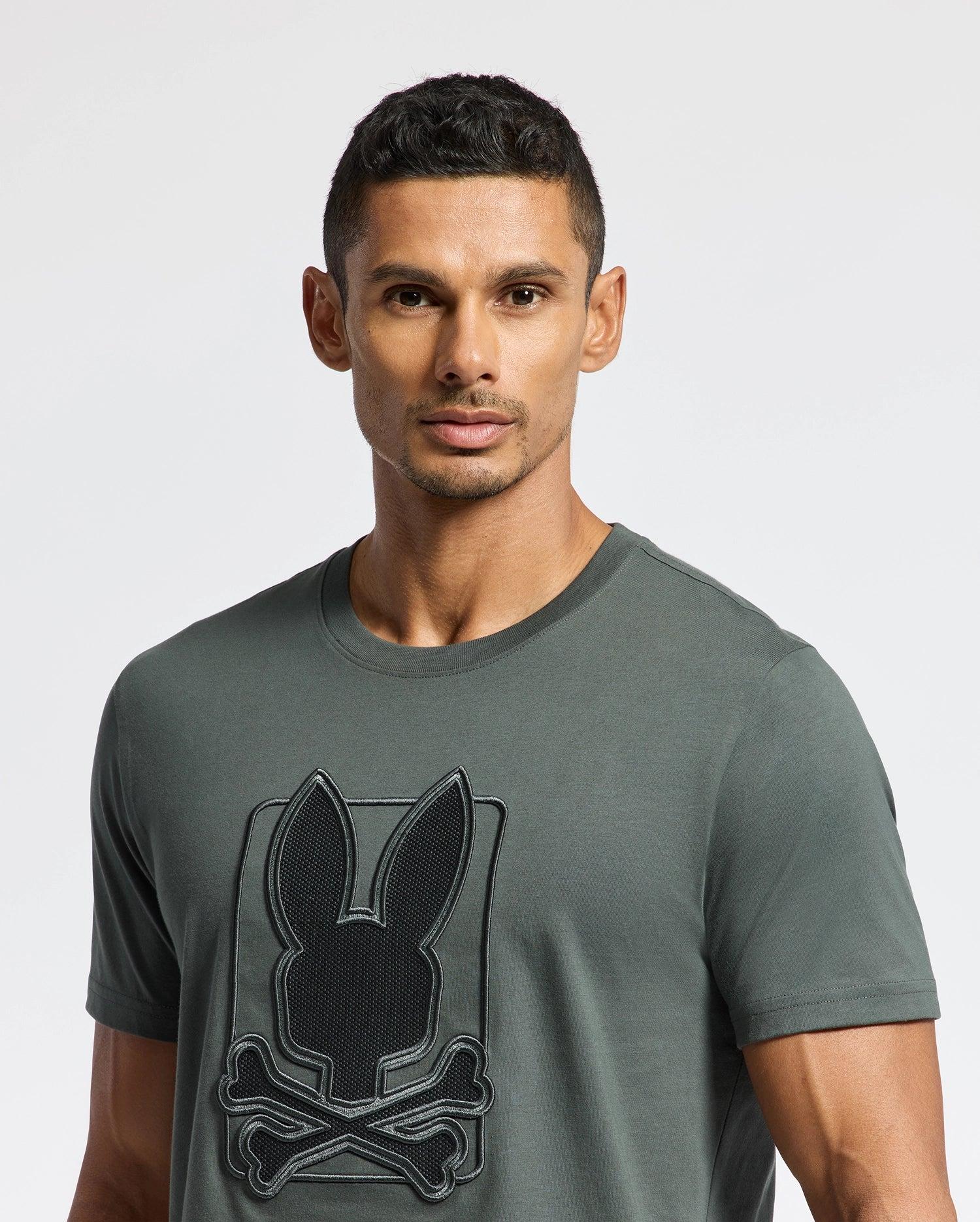 MENS PIERCE EMBROIDERED GRAPHIC TEE - B6U115E200 Male Product Image