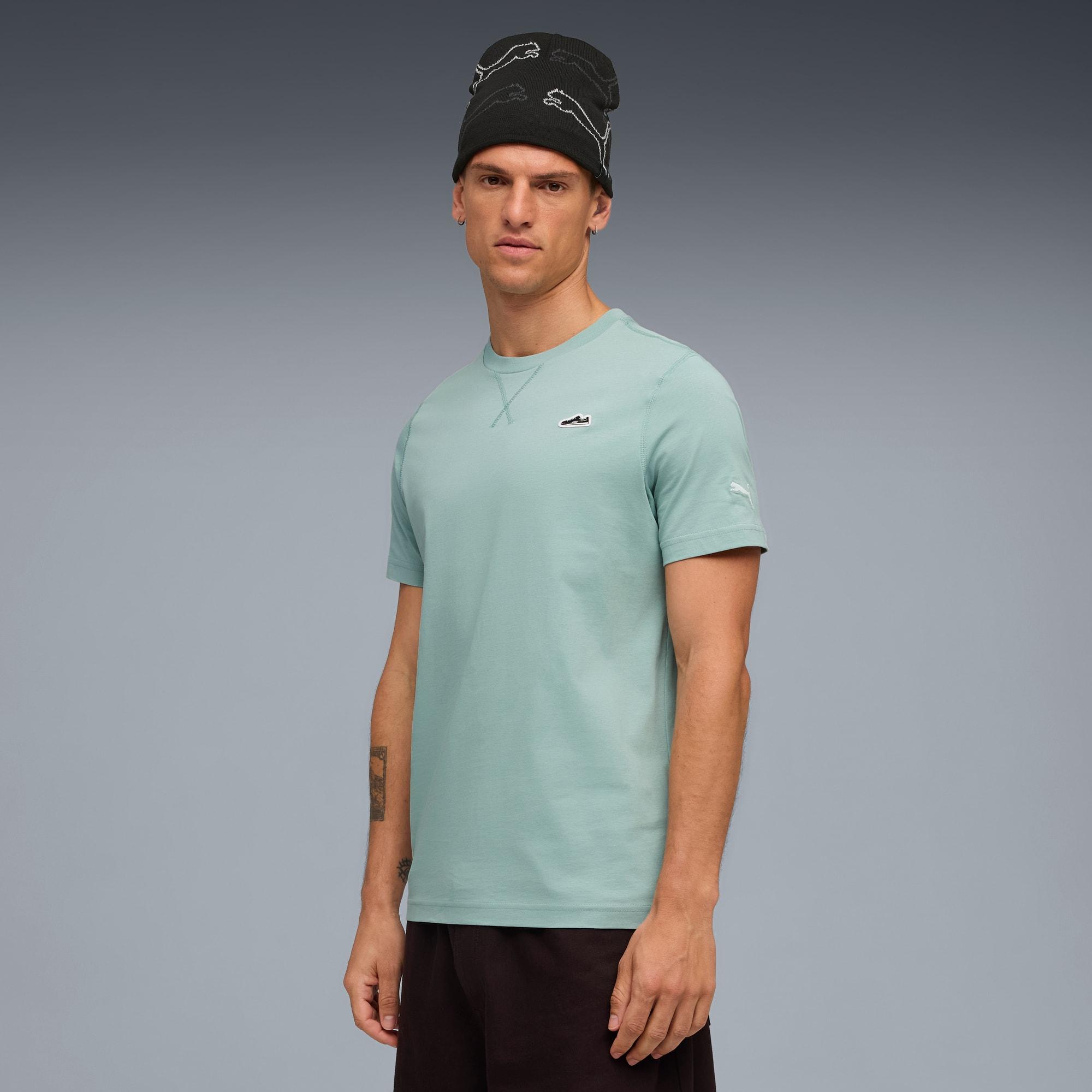 PUMA Wardrobe Essentials Suede Men's T-Shirt Product Image