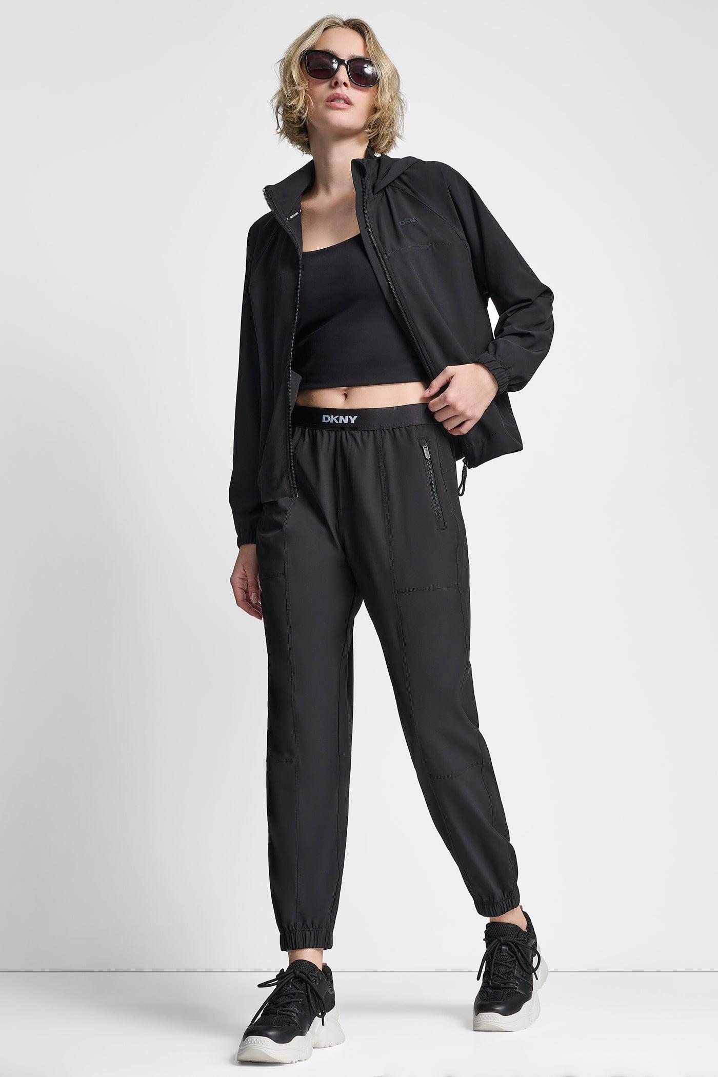 EXTRA HIGH-RISE LOGO-WAIST WIDE-LEG JOGGER Product Image
