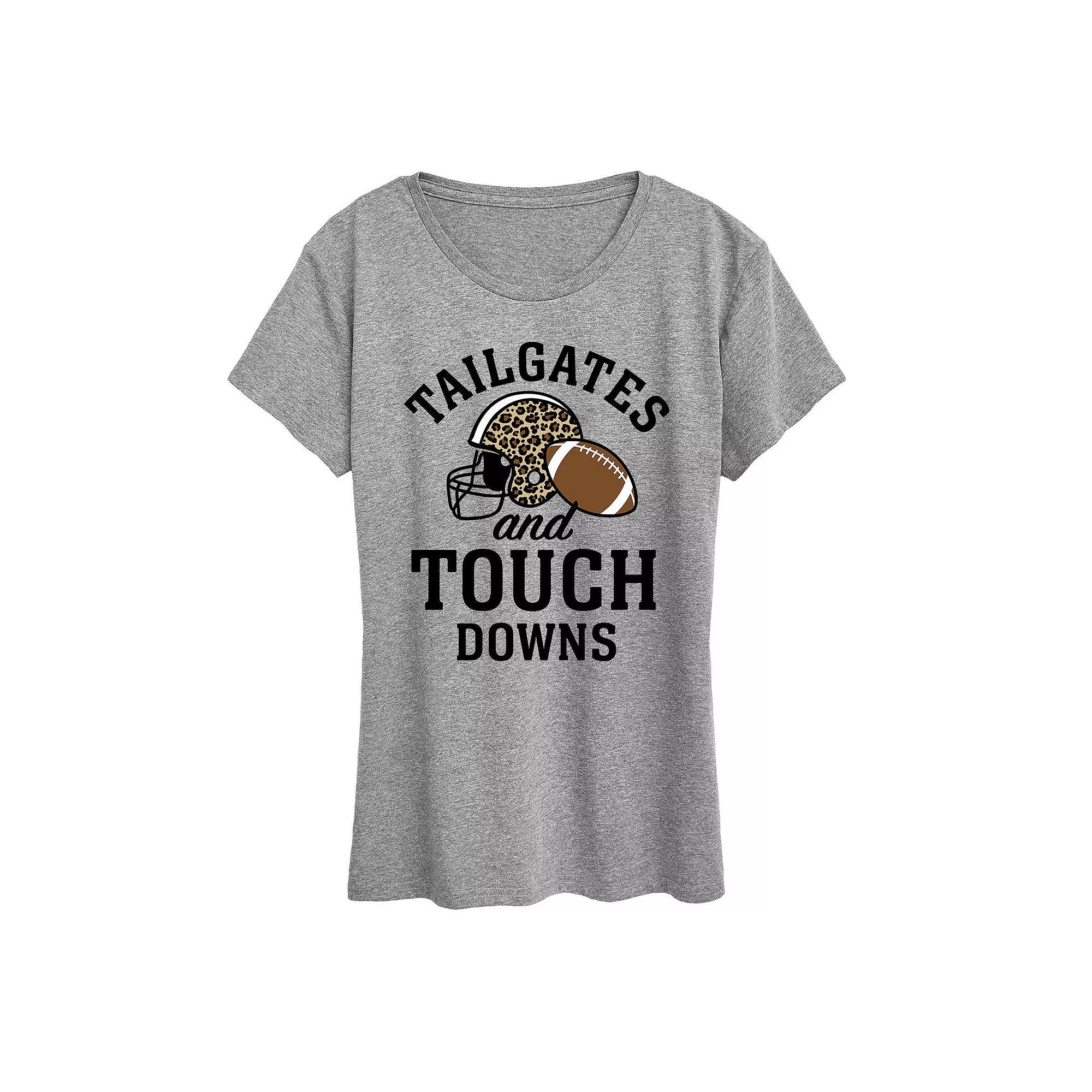Women's Tailgates Touchdowns Graphic Tee, Girl's,  Product Image