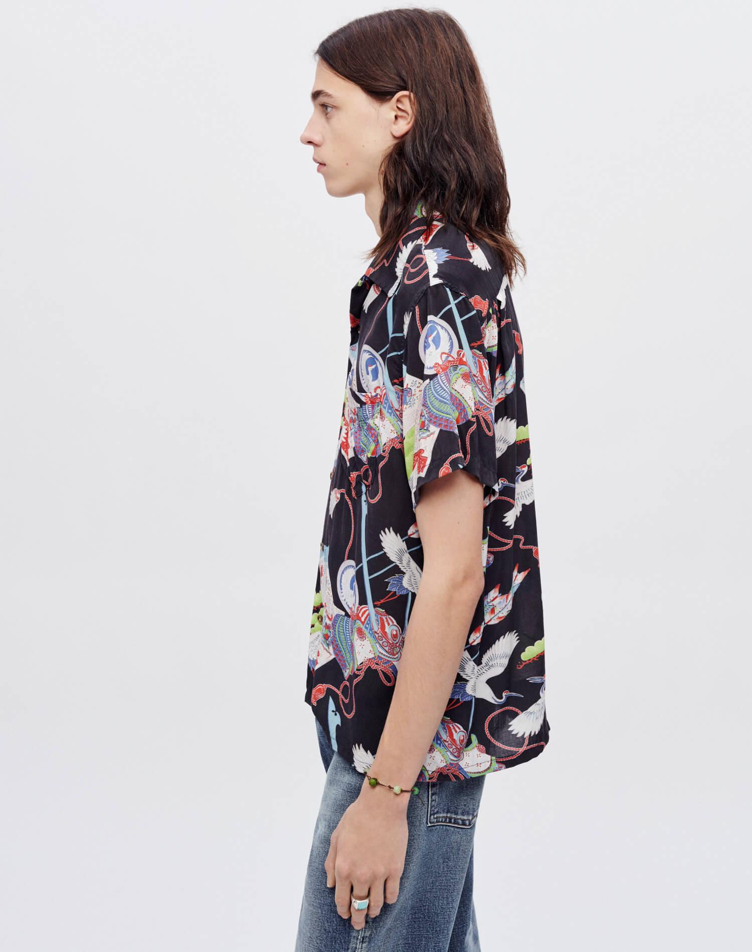 Hawaiian Shirt - Dark Samurai Male Product Image